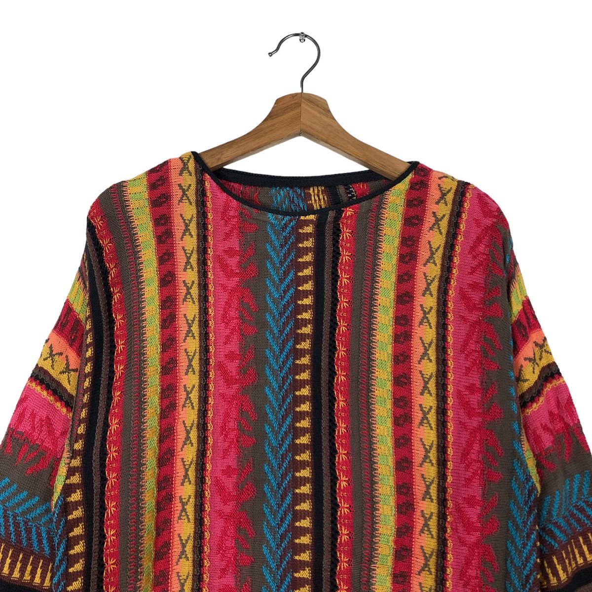 Japanese Brand 🔥90’s Vintage Knit Sweater Inspire Coogi Design Size US M / EU 48-50 / 2 - 2 Thumbnail