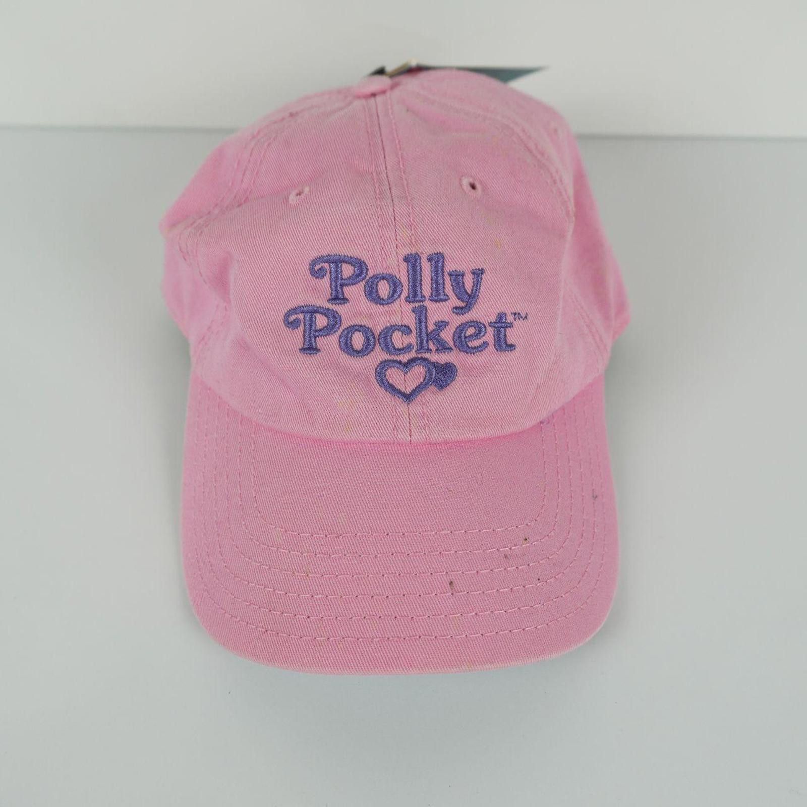 Hot Topic Polly Pocket Hat Women's Pink NWT Ribbon Dad Hat Size ONE SIZE - 1 Thumbnail