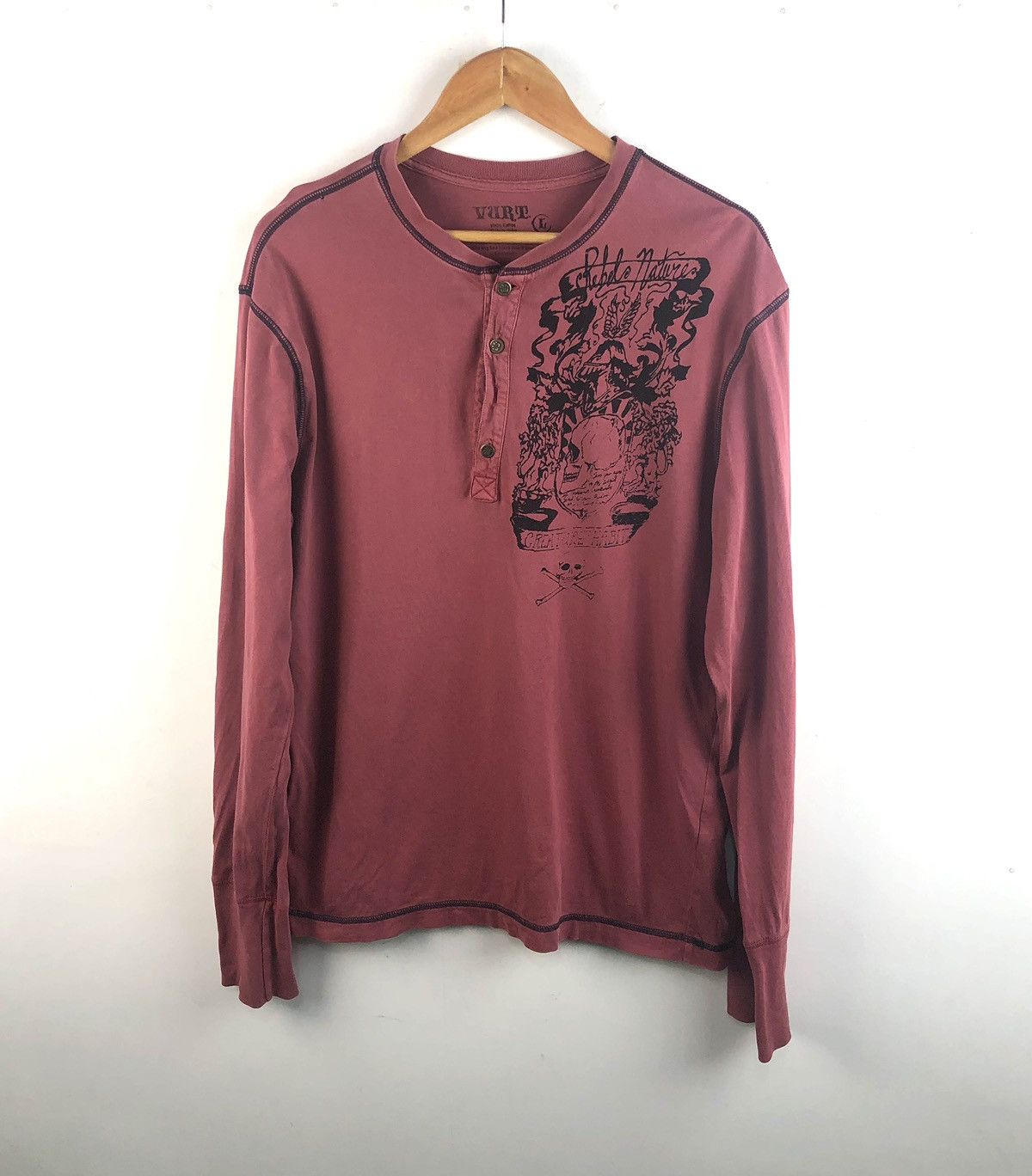 Vintage Vintage VURT skateboarding faded long sleeve large slim Size US L / EU 52-54 / 3 - 1 Thumbnail