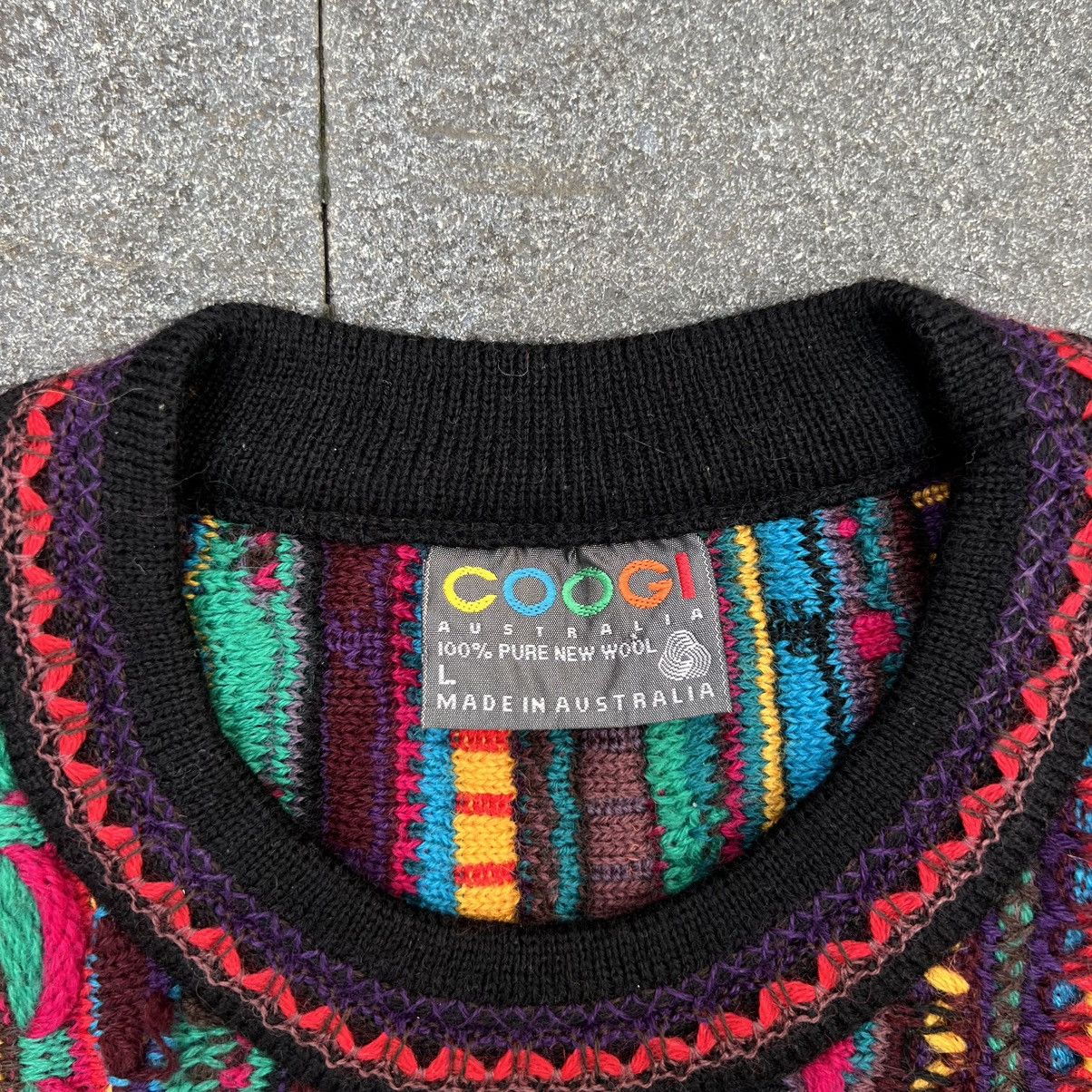 Coogi × Vintage Crazy Vintage Coogi 3D Cable Knitwear Size US L / EU 52-54 / 3 - 4 Thumbnail