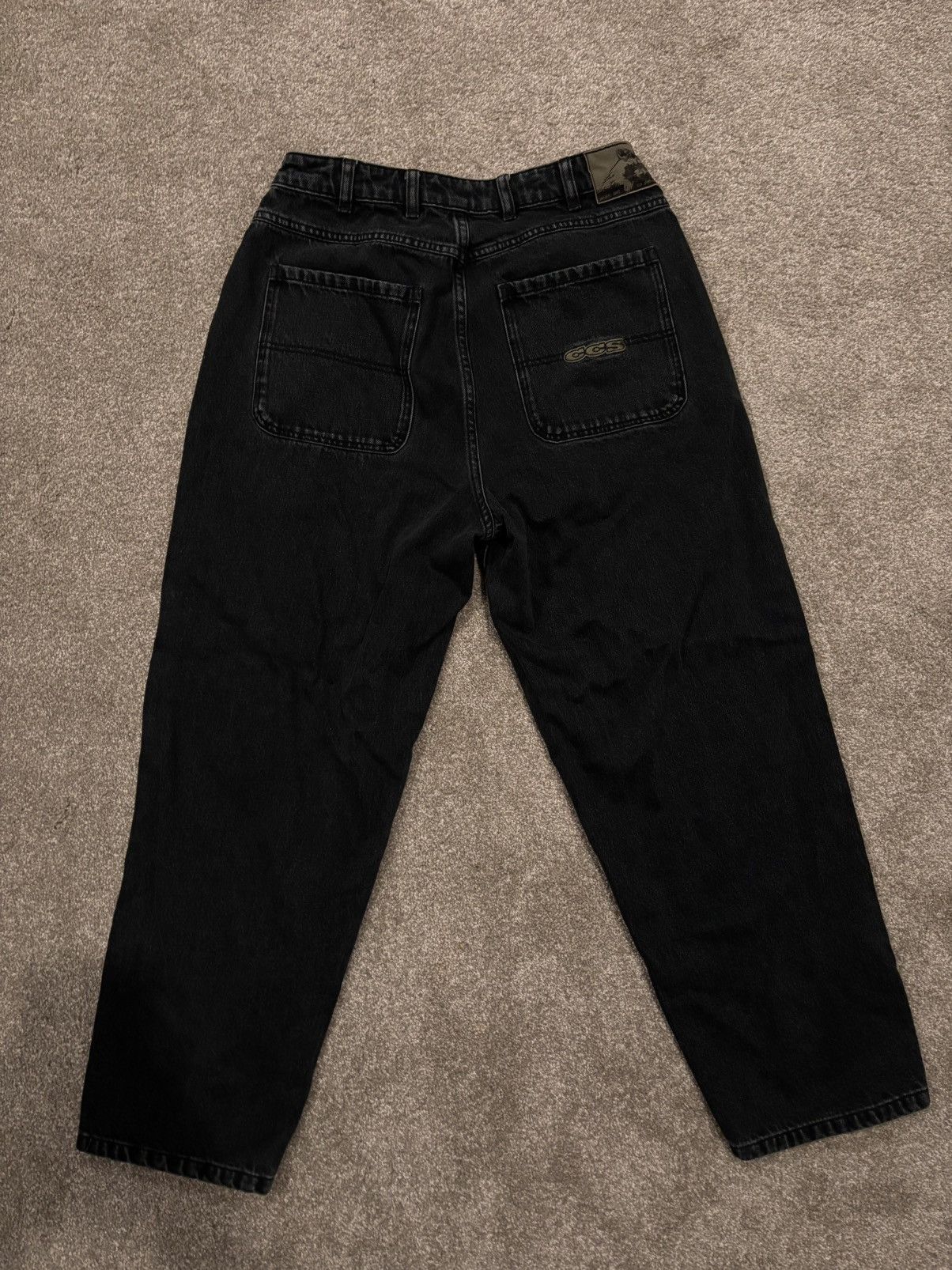 CCS CCS Acid Green Baggy Taper Jeans Size US 28 / EU 44 - 2 Thumbnail