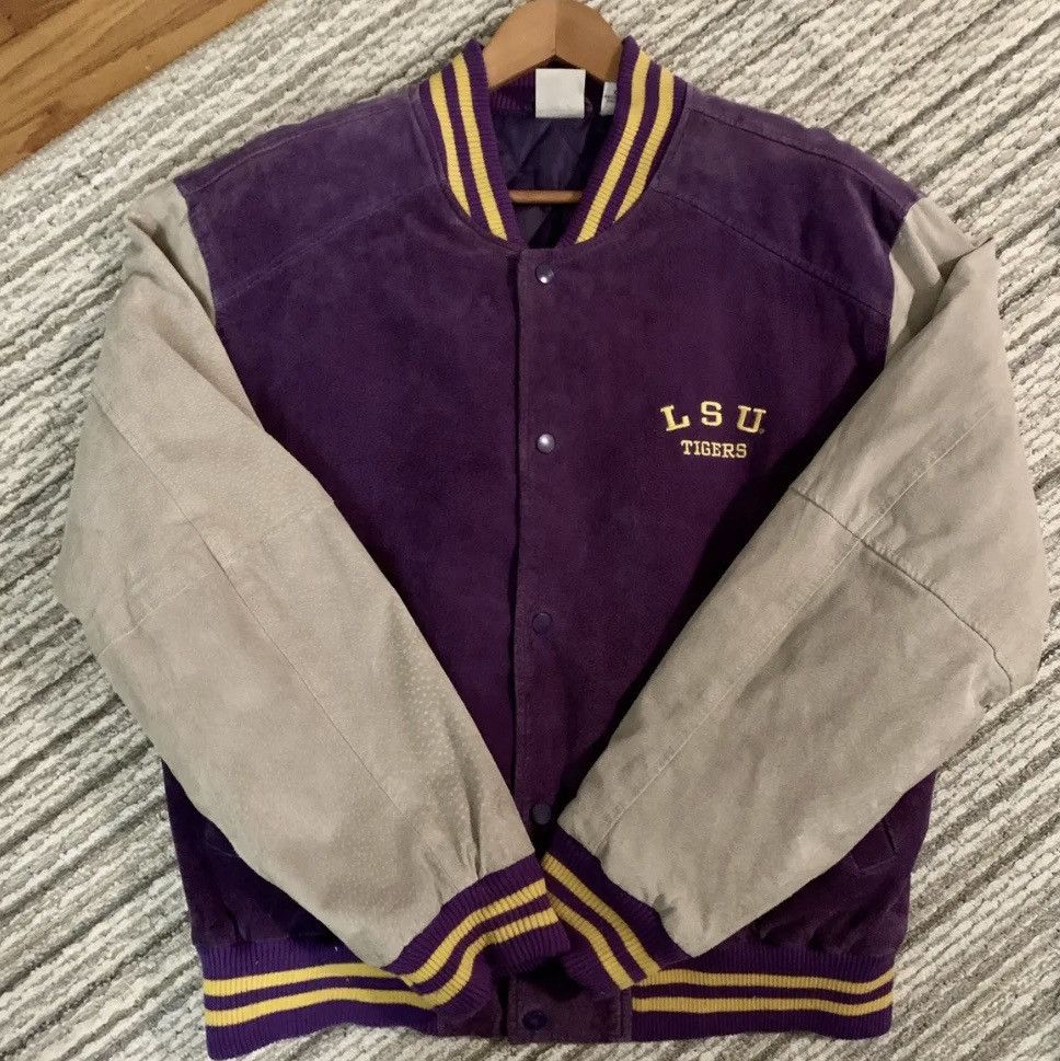 Nike LSU Tigers Collage Jacket Rare Vintage 90’s Size US L / EU 52-54 / 3 - 2 Thumbnail
