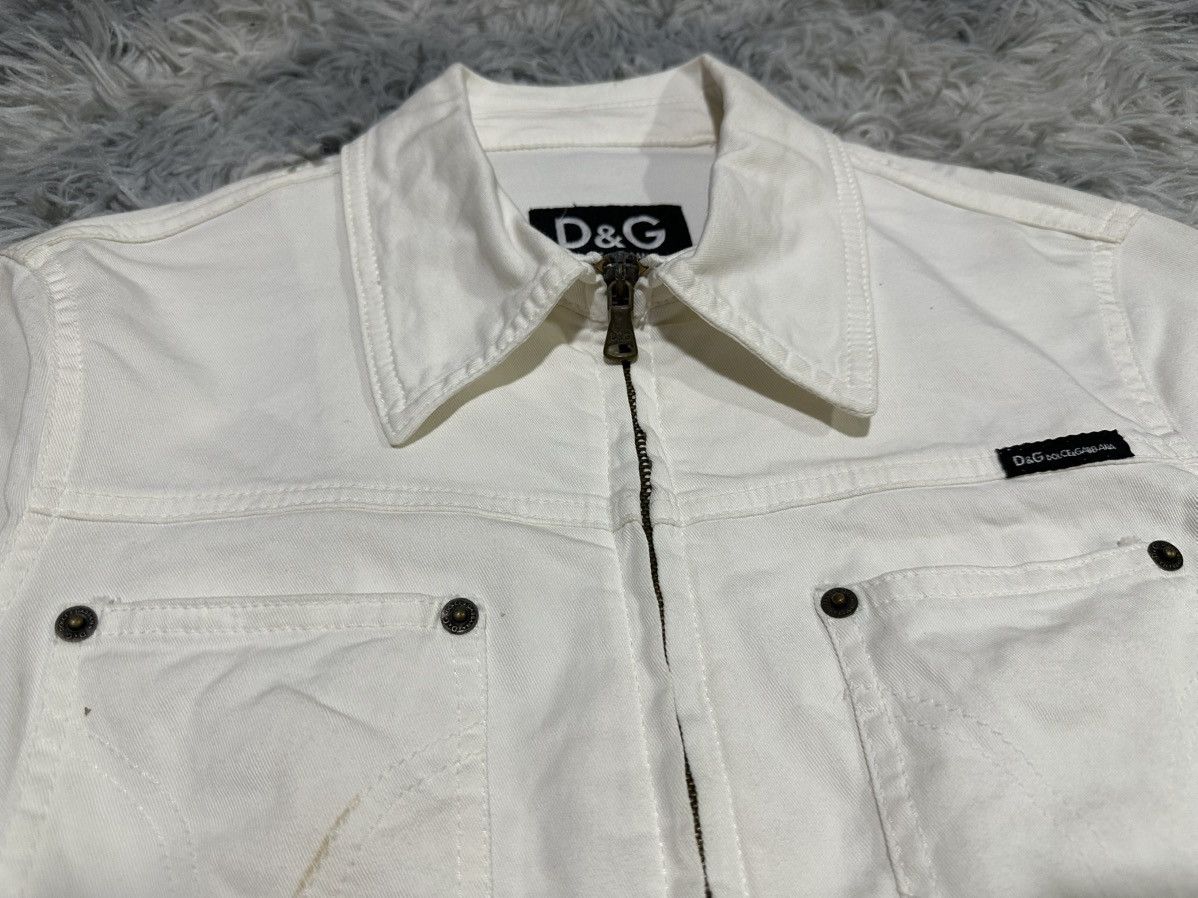 Dolce & Gabbana 🔥Vintage D&G Dolce And Gabbana Cropped Biker Jacket Zipper Size US XS / EU 42 / 0 - 3 Thumbnail