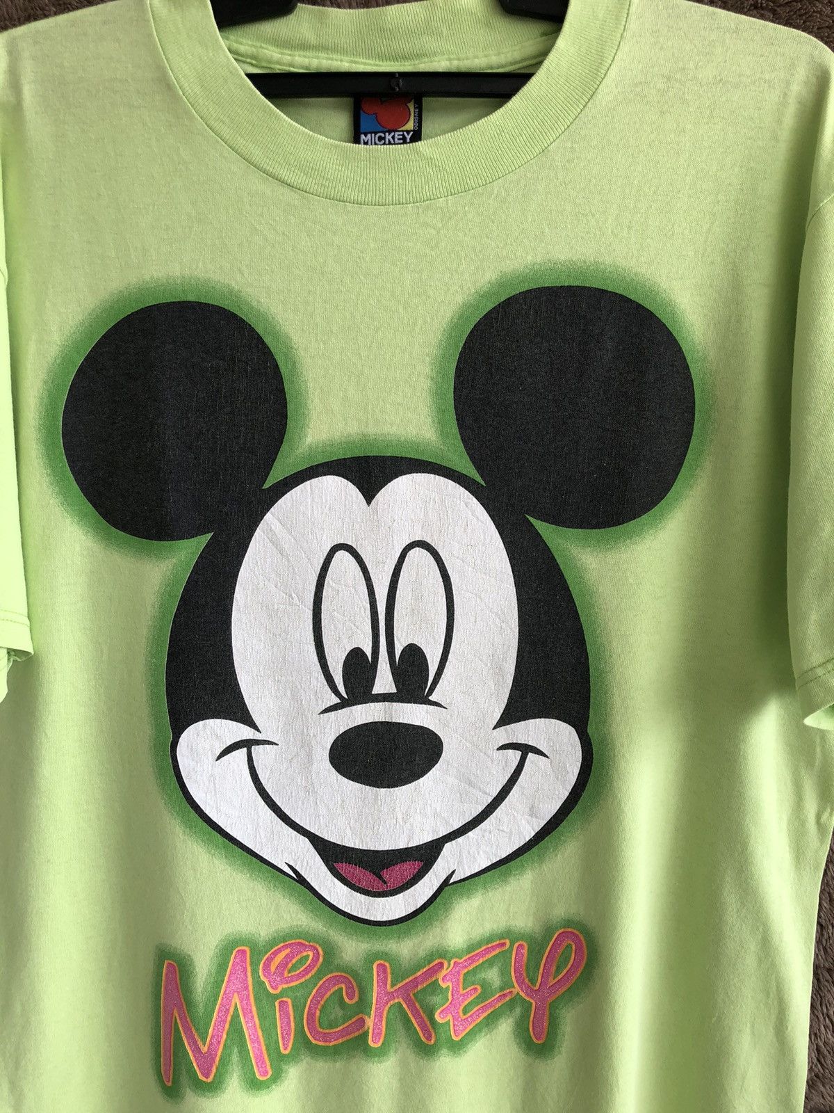 Mickey Mouse Vintage 90s MICKEY MOUSE Big Head Size US L / EU 52-54 / 3 - 2 Thumbnail