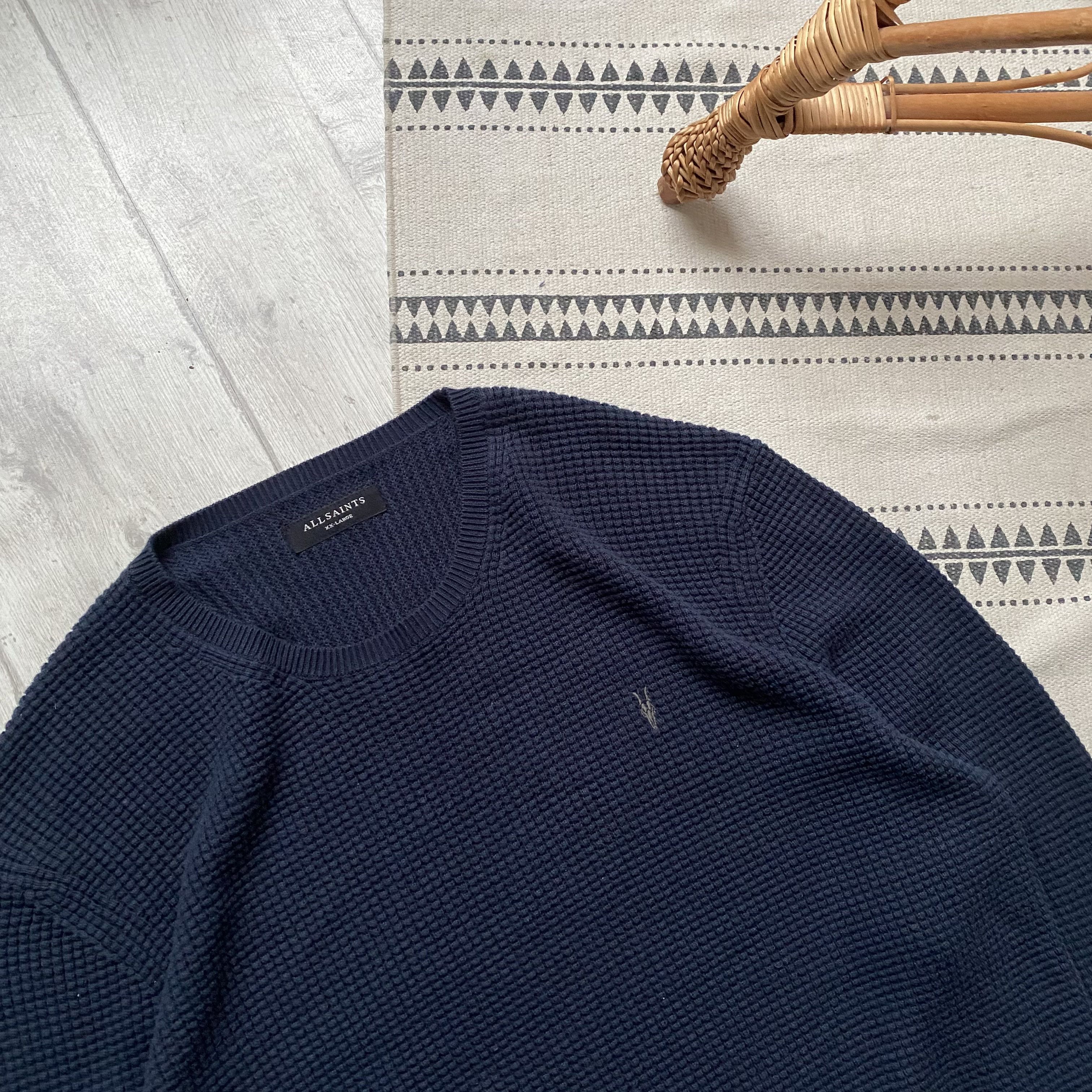 Allsaints Allsaint Heavy Knit Sweater Avant-garde Diesel vibe Size US XXL / EU 58 / 5 - 2 Thumbnail
