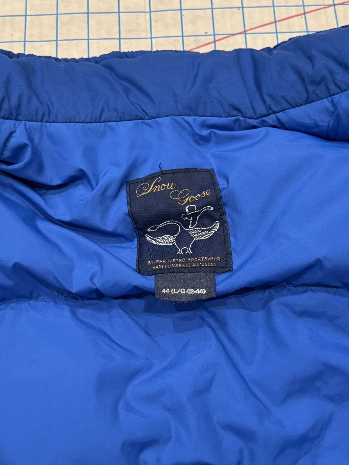 Canada Goose Vintage Snow Goose Down Puffer Jacket Black and Blue Large Size US L / EU 52-54 / 3 - 7 Thumbnail