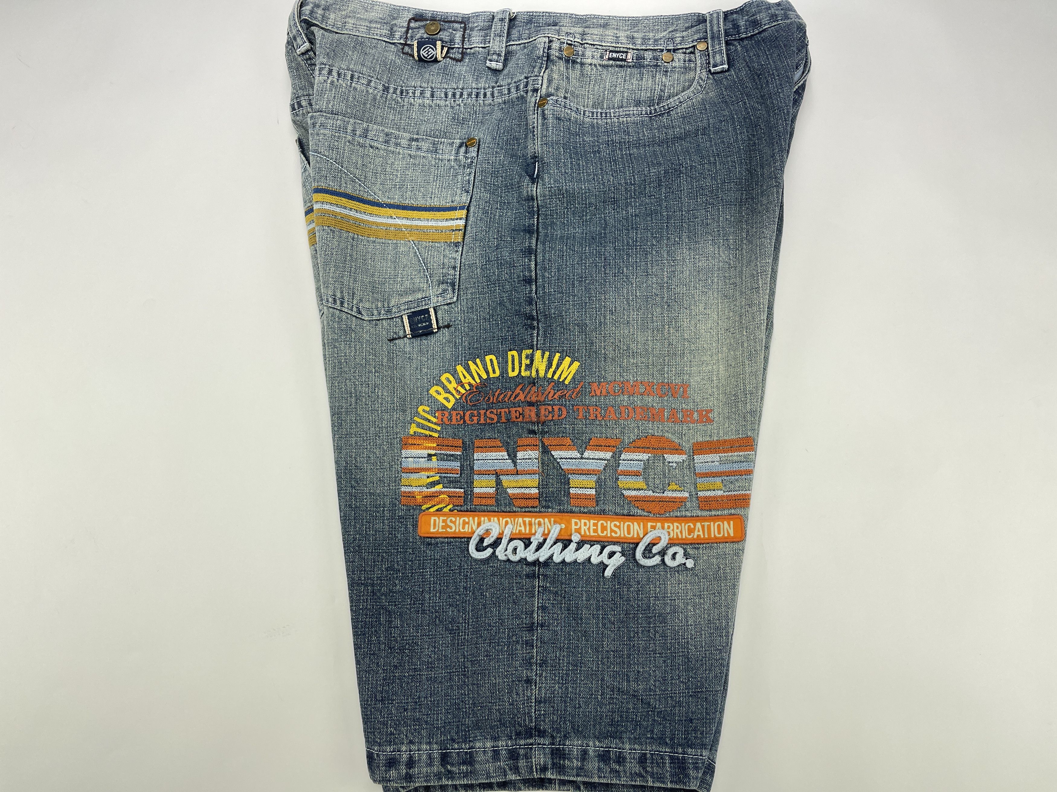 Enyce Enyce jeans shorts, vintage baggy denim, 90s hip-hop 36 Size US 36 / EU 52 - 5 Thumbnail