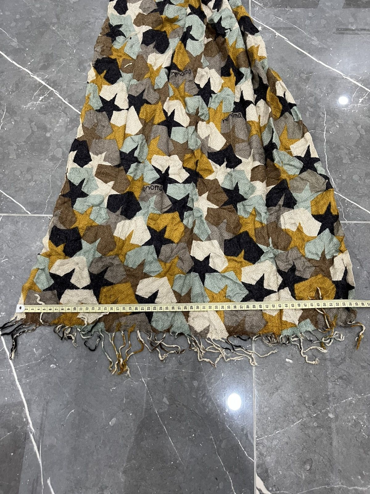 If Six Was Nine × Japanese Brand × Le Grande Bleu (L.G.B.) Renoma stars knit scraft kmrii styled Size ONE SIZE - 3 Thumbnail