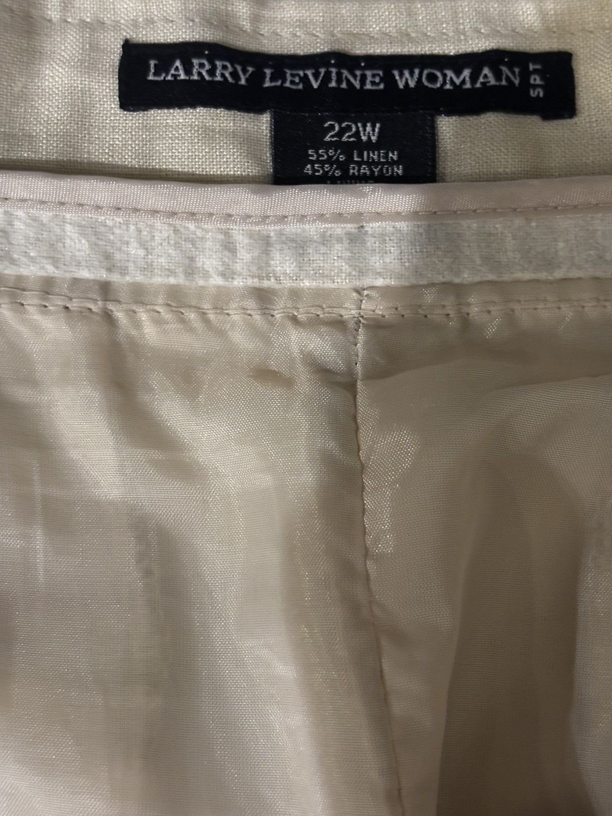 Other Women’s beige linen Pants.wp2020 Size 40" / US 18 - 11 Thumbnail