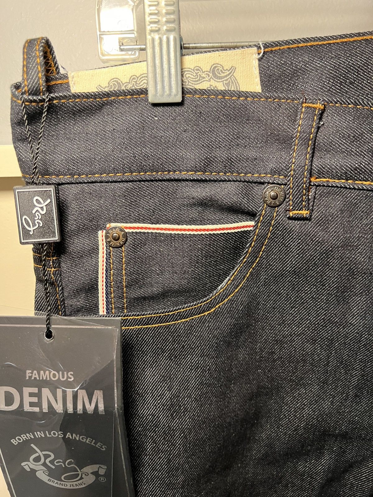 J Brand J-brand famous raw indigo selvedge denim jeans Size US 34 / EU 50 - 17 Thumbnail