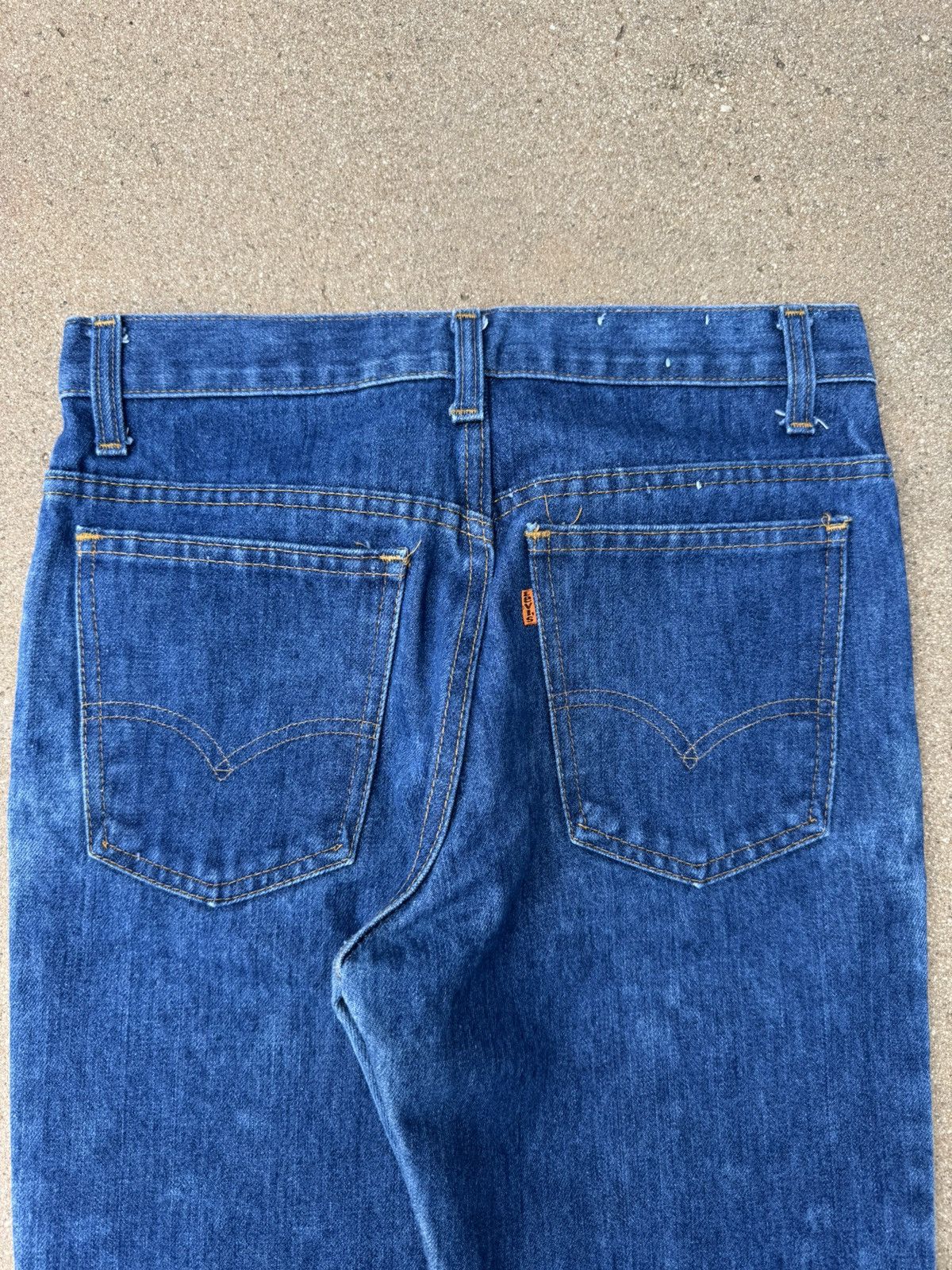 Levi's × Vintage Vtg 70’s Levi’s 646 Orange Tab Bellbottom Flare Jeans 29x30 Size US 29 - 7 Thumbnail