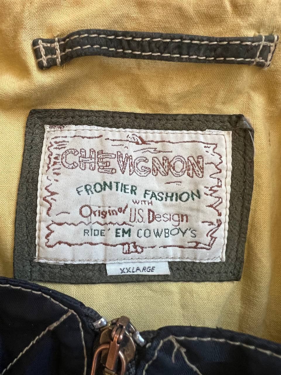 Chevignon Chevignon Green Heavy Flying Leather suede Jacket Size US XL / EU 56 / 4 - 21 Thumbnail