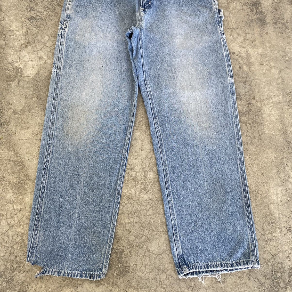 Carhartt Size 31x29 VTG Carhartt Faded Blue Carpenter Denim Jeans Size US 31 - 5 Thumbnail
