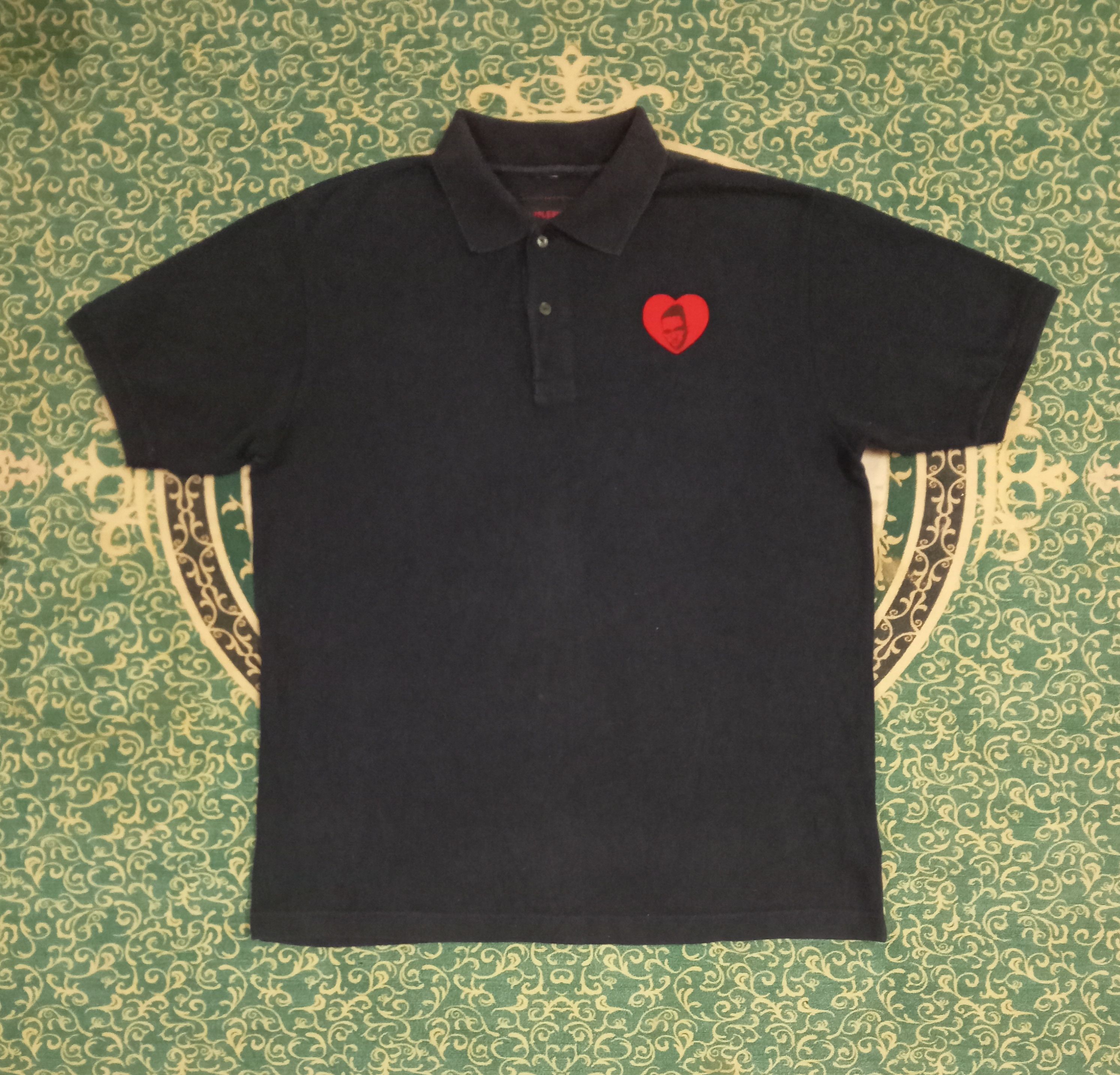 Applebum With Malcom x Patches Polo Shirt