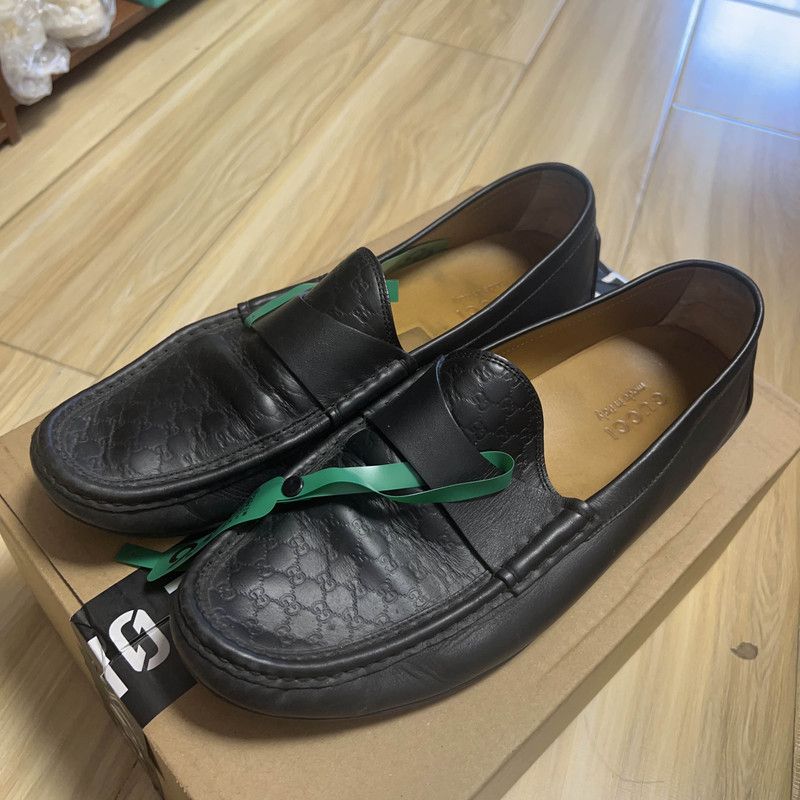 Gucci Gucci Embossed Leather Casual Shoes for Men Size US 11 / EU 44 - 1 Thumbnail