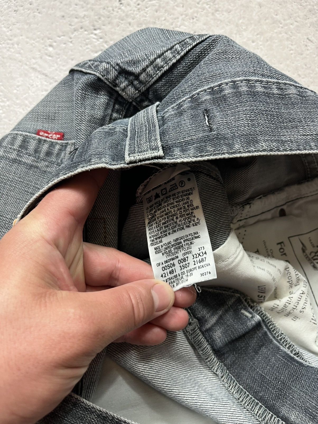 Levi's × Vintage Vintage Levi’s 506 Standard Jeans W32 L34 Made in Poland Size US 32 / EU 48 - 12 Thumbnail
