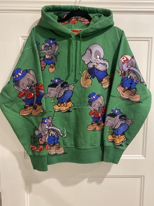 Supreme Supreme FW22 elephant hooded sweatshirt | Grailed