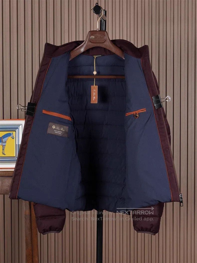 Loro Piana Loro Piana Burgundy Light-Proof Waterproof Down Jacket Size US S / EU 44-46 / 1 - 3 Thumbnail