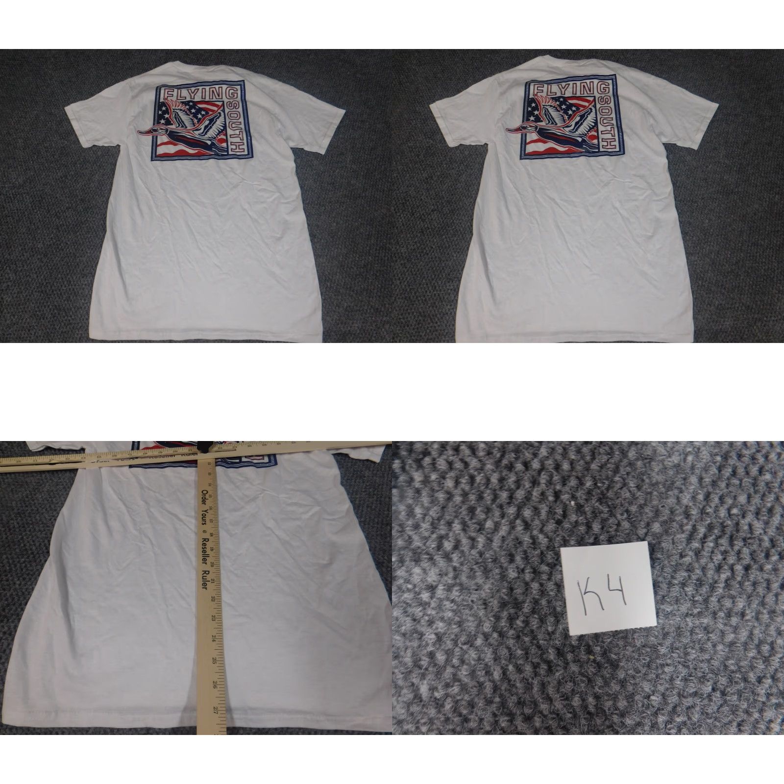 Croft & Barrow Croft & Barrow Mens Shirt White S Short Sleeve Crew Neck Graphic Logo T-Shirt USA Cotton Spandex Knit Regular Size US S / EU 44-46 / 1 - 8 Thumbnail