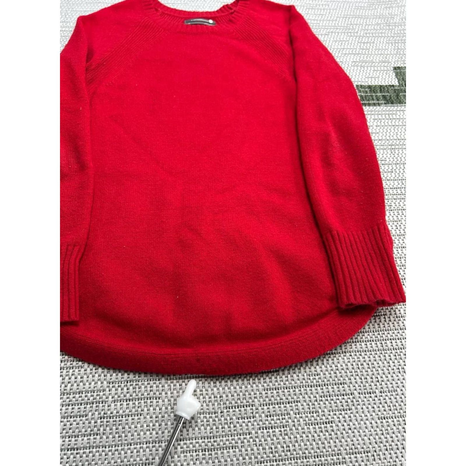 Anthropologie Anthropologie Rebekah Tunic Sweater Womens XS Red Stretch Rib Knit Curved Hem Casual Womens XS Red Knit Tunic Sweater - Anthropologie City Modern 90s? Size XS / US 0-2 / IT 36-38 - 5 Thumbnail