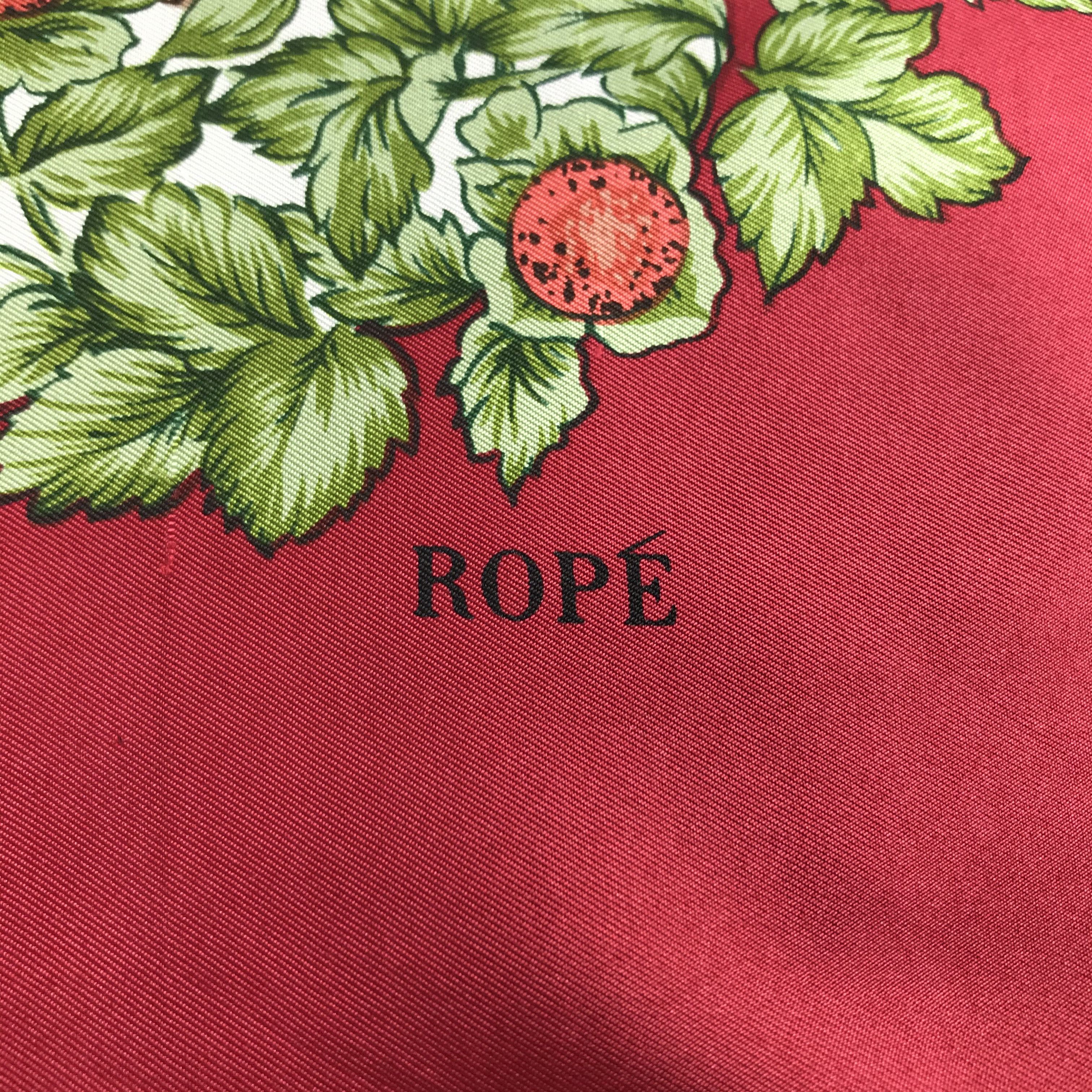 Japanese Brand Ropé Cockatoo Silk Scarf M54 Size ONE SIZE - 5 Thumbnail