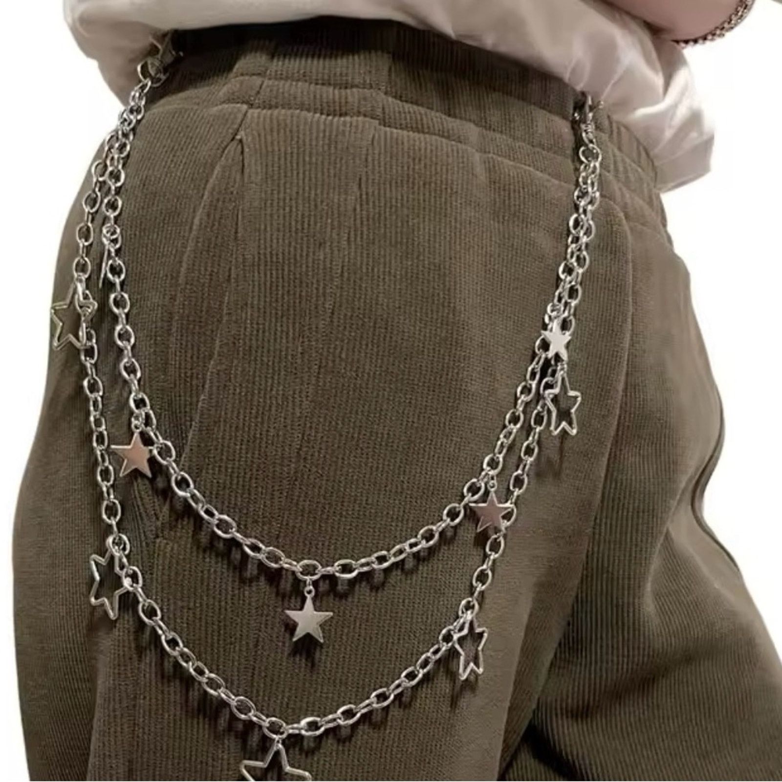 Other Vintage Pants Key Chain Ring For Women Men Star Celestial Size ONE SIZE - 1 Thumbnail