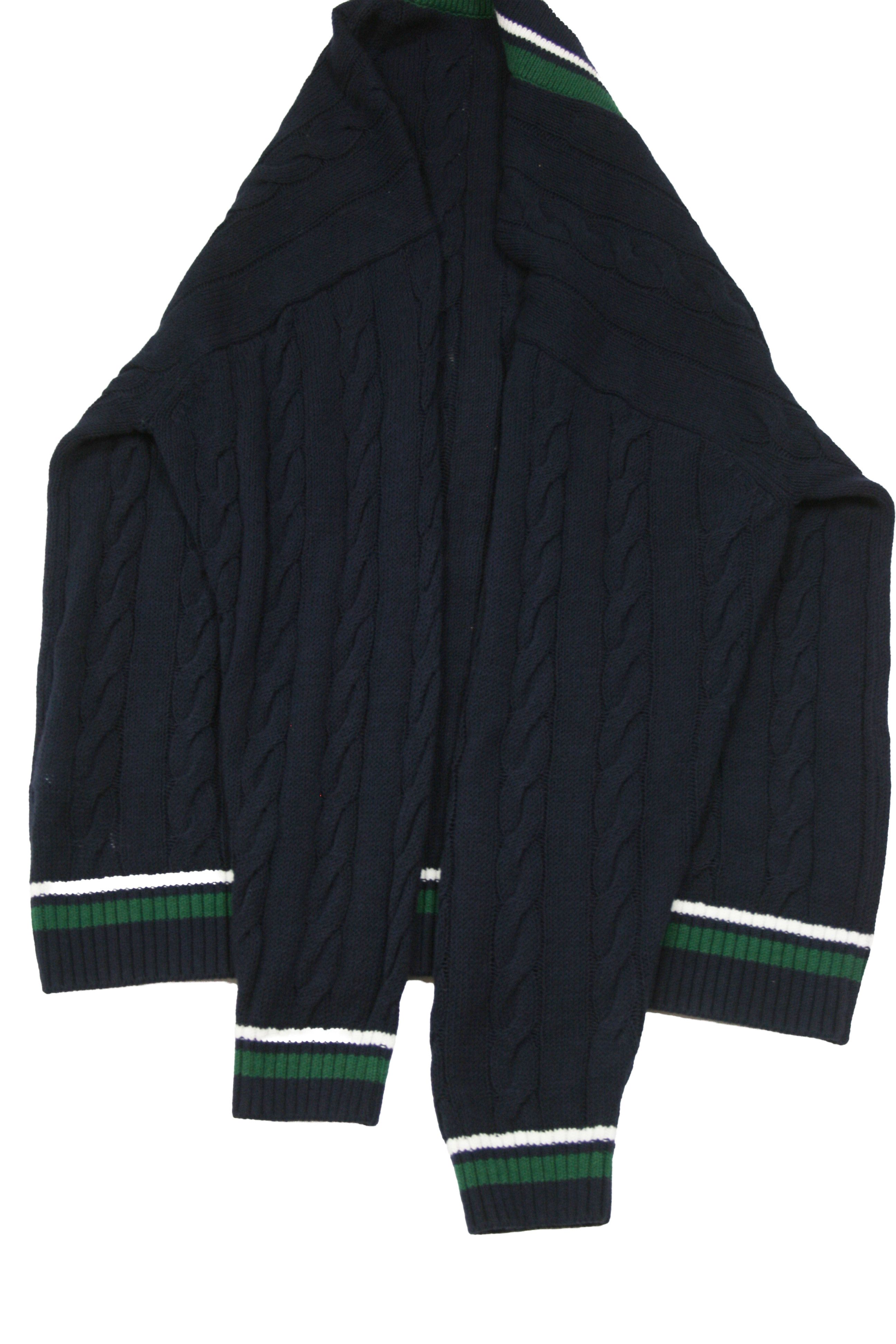 JW Anderson × Uniqlo Striped Cableknit Cotton Linen Cardigan Size S / US 4 / IT 40 - 5 Thumbnail