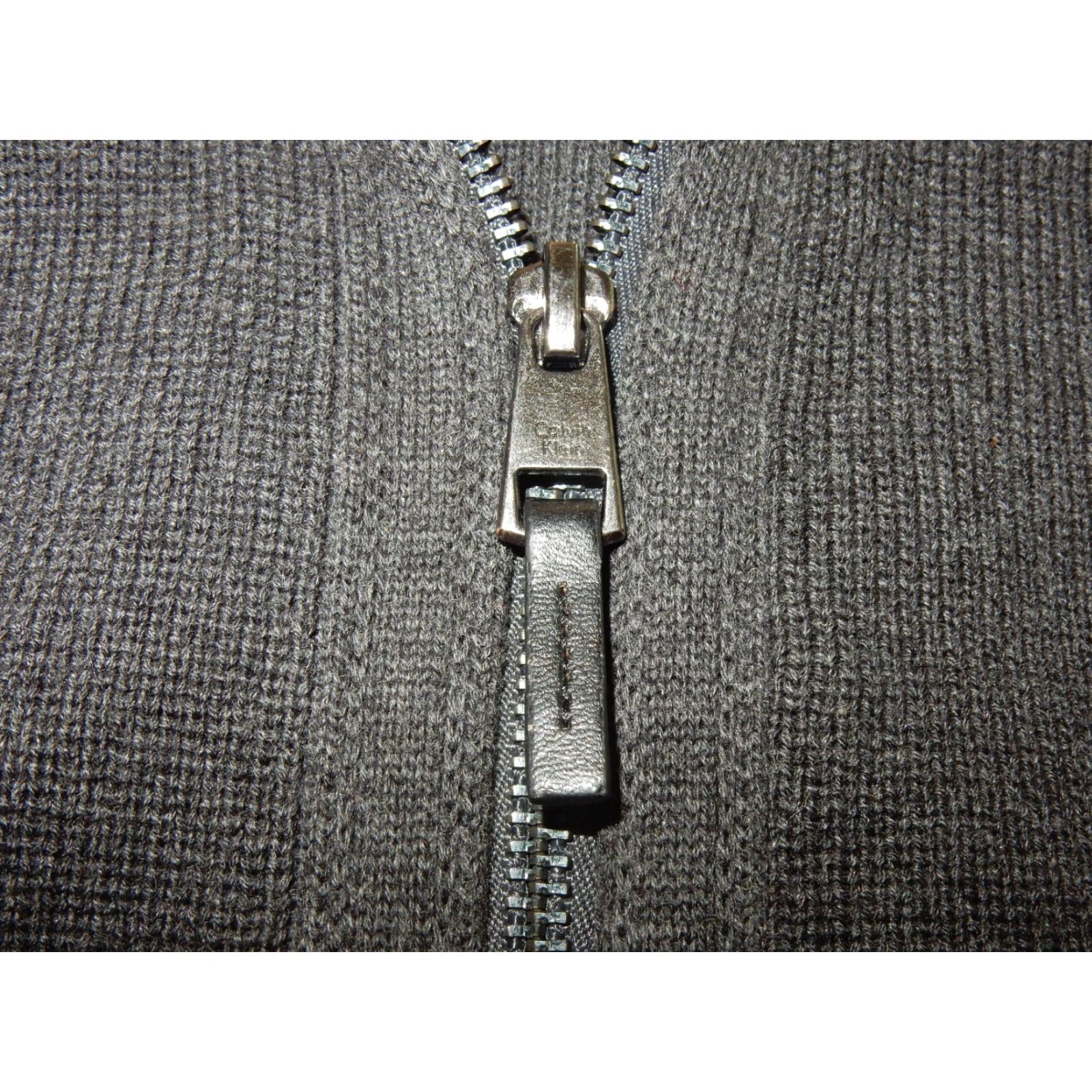 Calvin Klein CALVIN KLEIN Bomber Jacket Men XL Gray Cotton Regular Size US XL / EU 56 / 4 - 3 Thumbnail