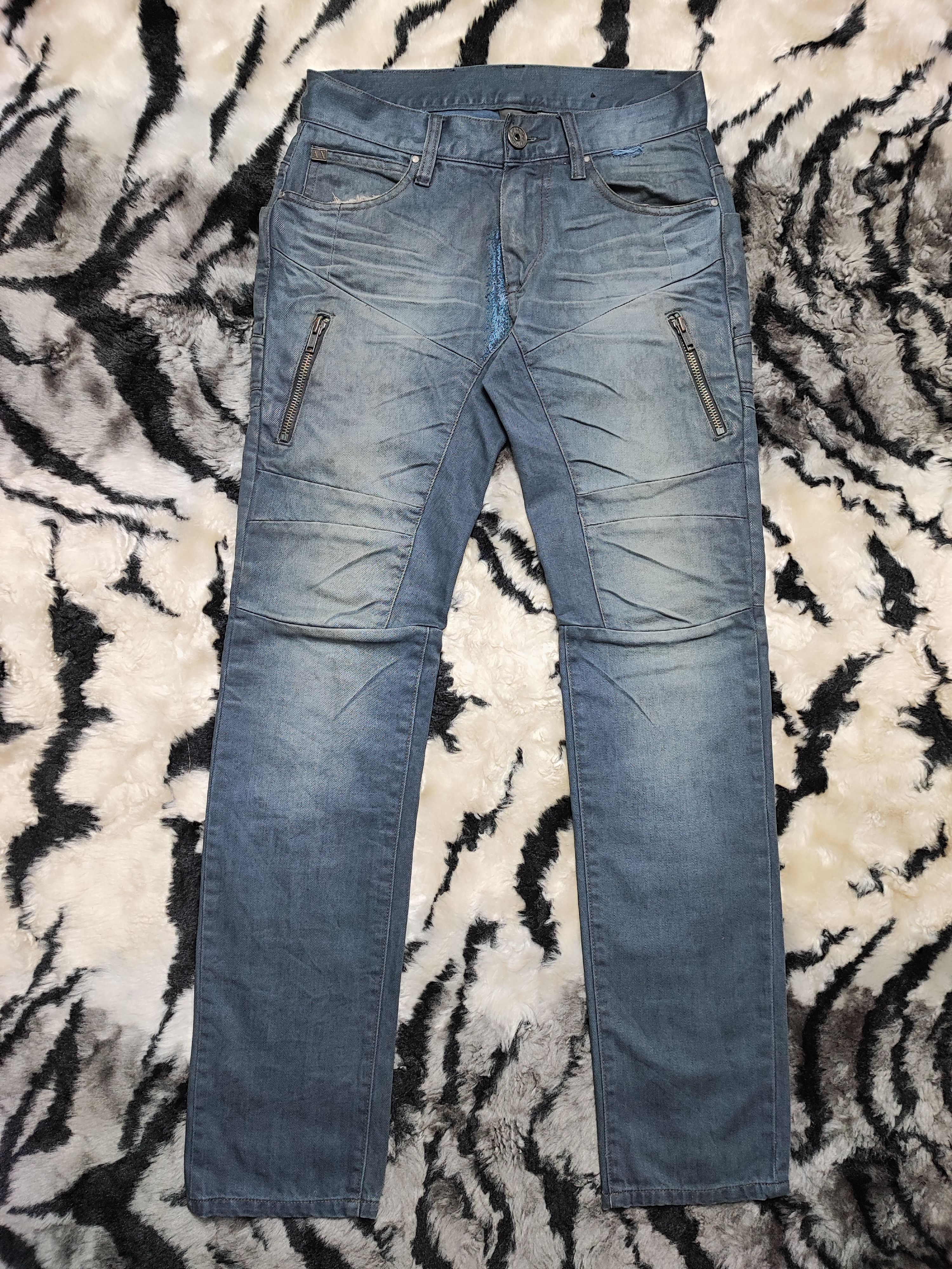 Armani Exchange Armani Exchange Wax Denim Jeans Size US 30 / EU 46 - 2 Thumbnail