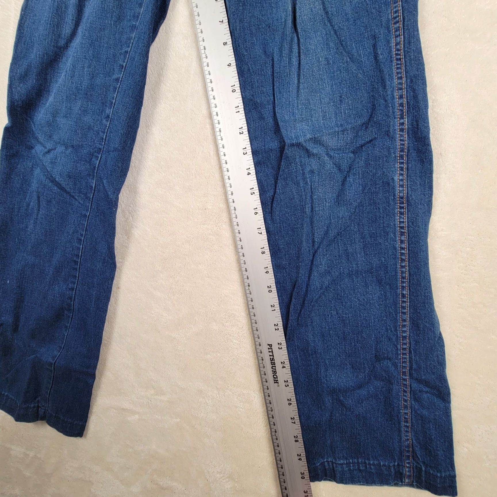Vintage VINTAGE Forplay USA Jeans Women 28 Regular Straight Blue Denim 70s Waist 28 Inseam 31 Embroidered Size 28" / US 6 / IT 42 - 7 Thumbnail