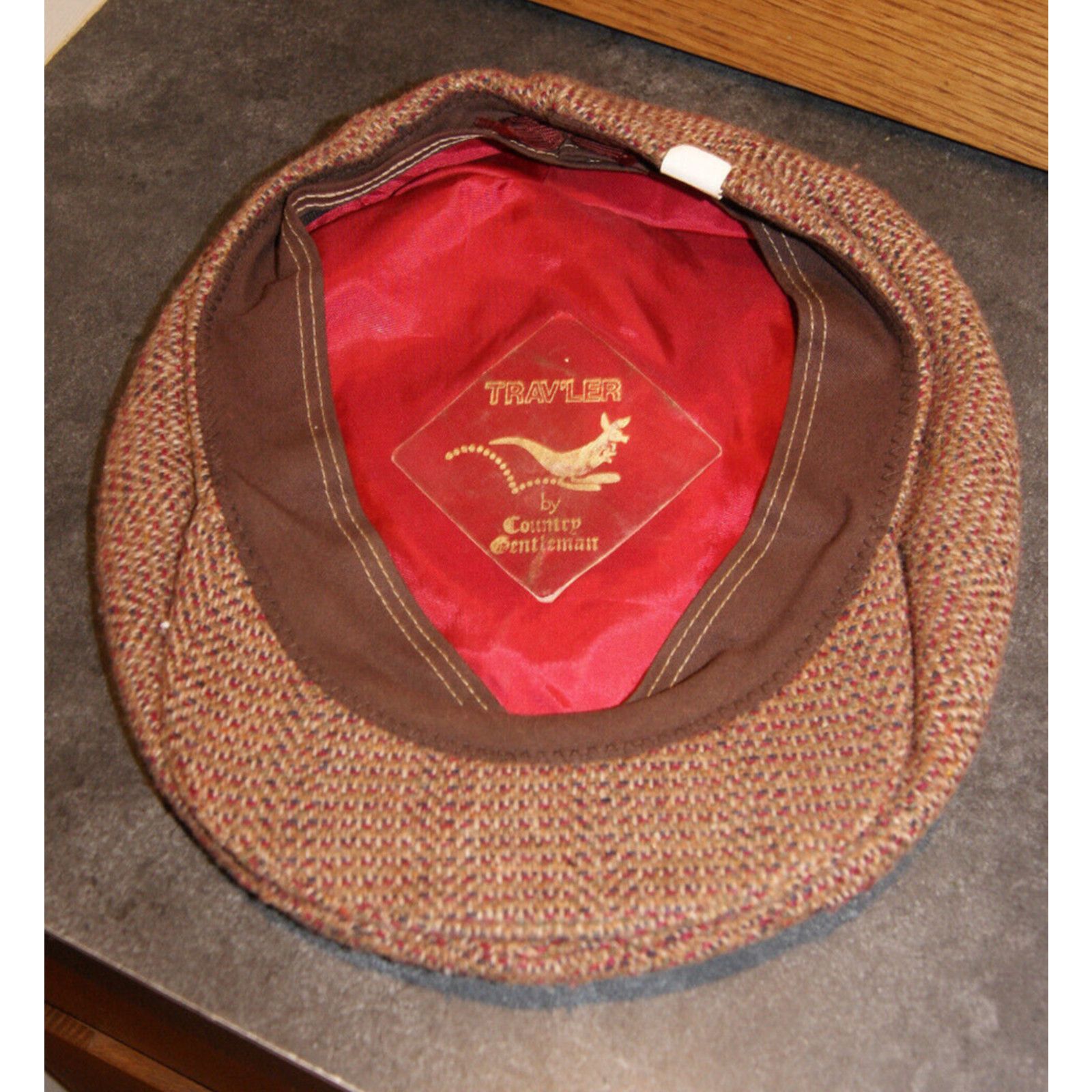 Other VTG Country Gentlemen Hat Wool Houndstooth Newsboy Hat USA Size ONE SIZE - 6 Thumbnail