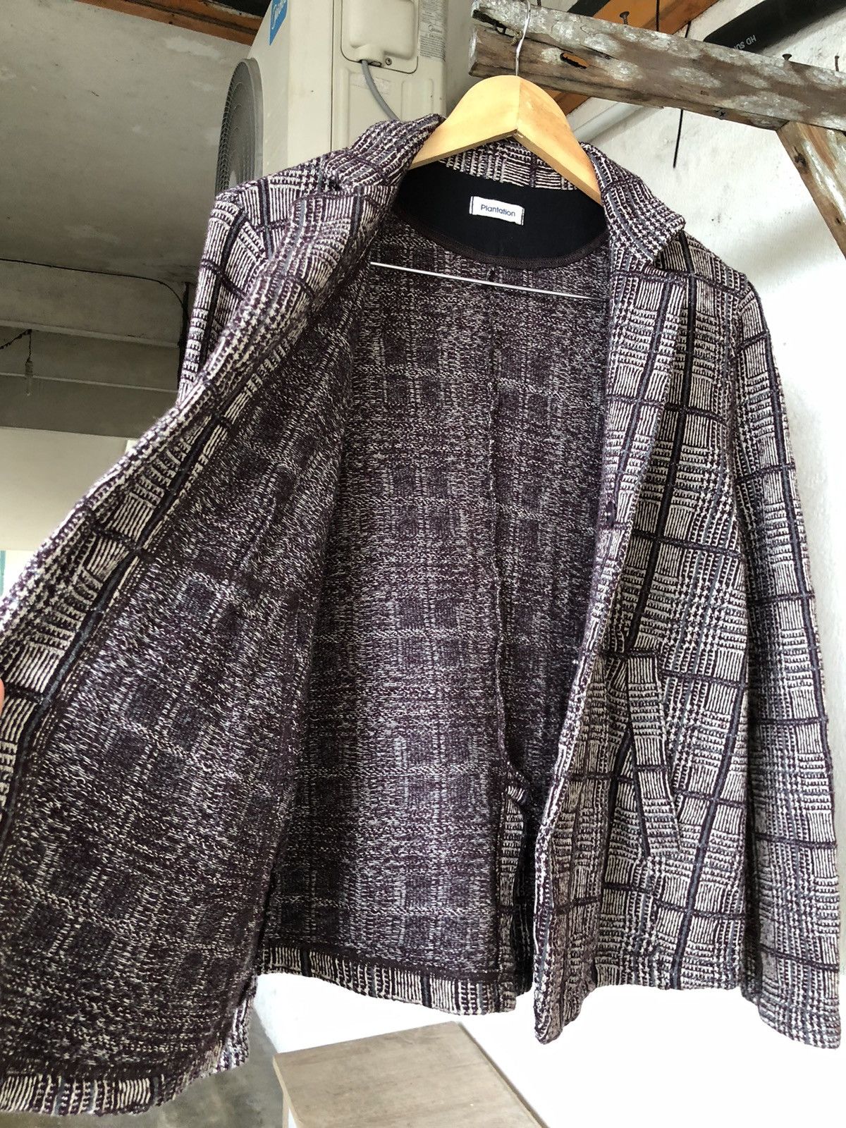 Issey Miyake Issey Miyake Plantation Tartan Tweed Cotton Blazer Jacket Size M / US 6-8 / IT 42-44 - 18 Thumbnail