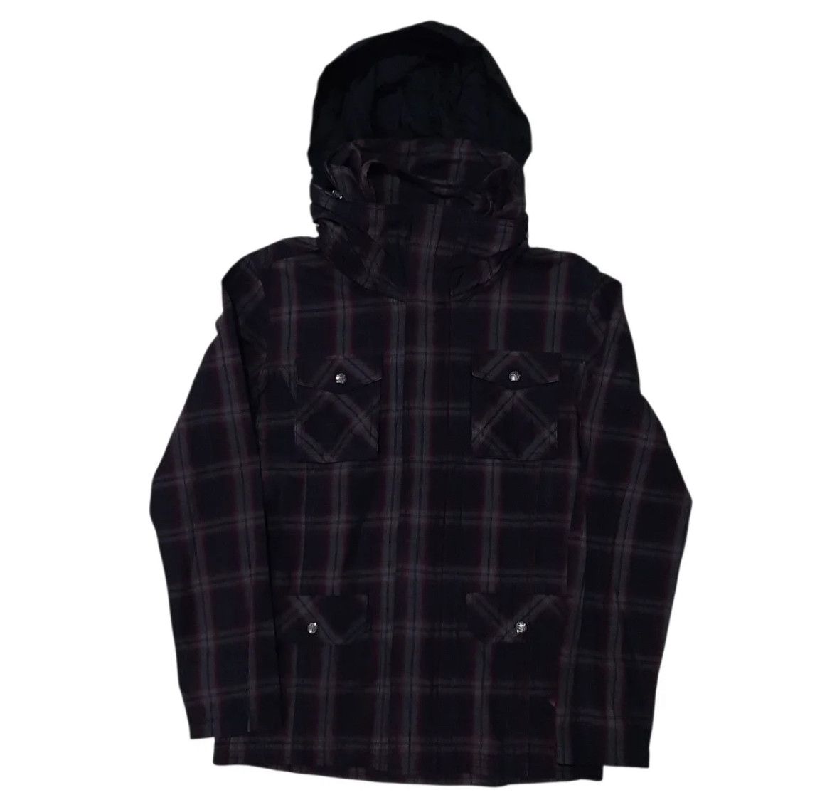 Japanese Brand 2000s Hysteric Plaid Bono Hodded y2k Lgb Ifsixwasnine Size US M / EU 48-50 / 2 - 1 Thumbnail