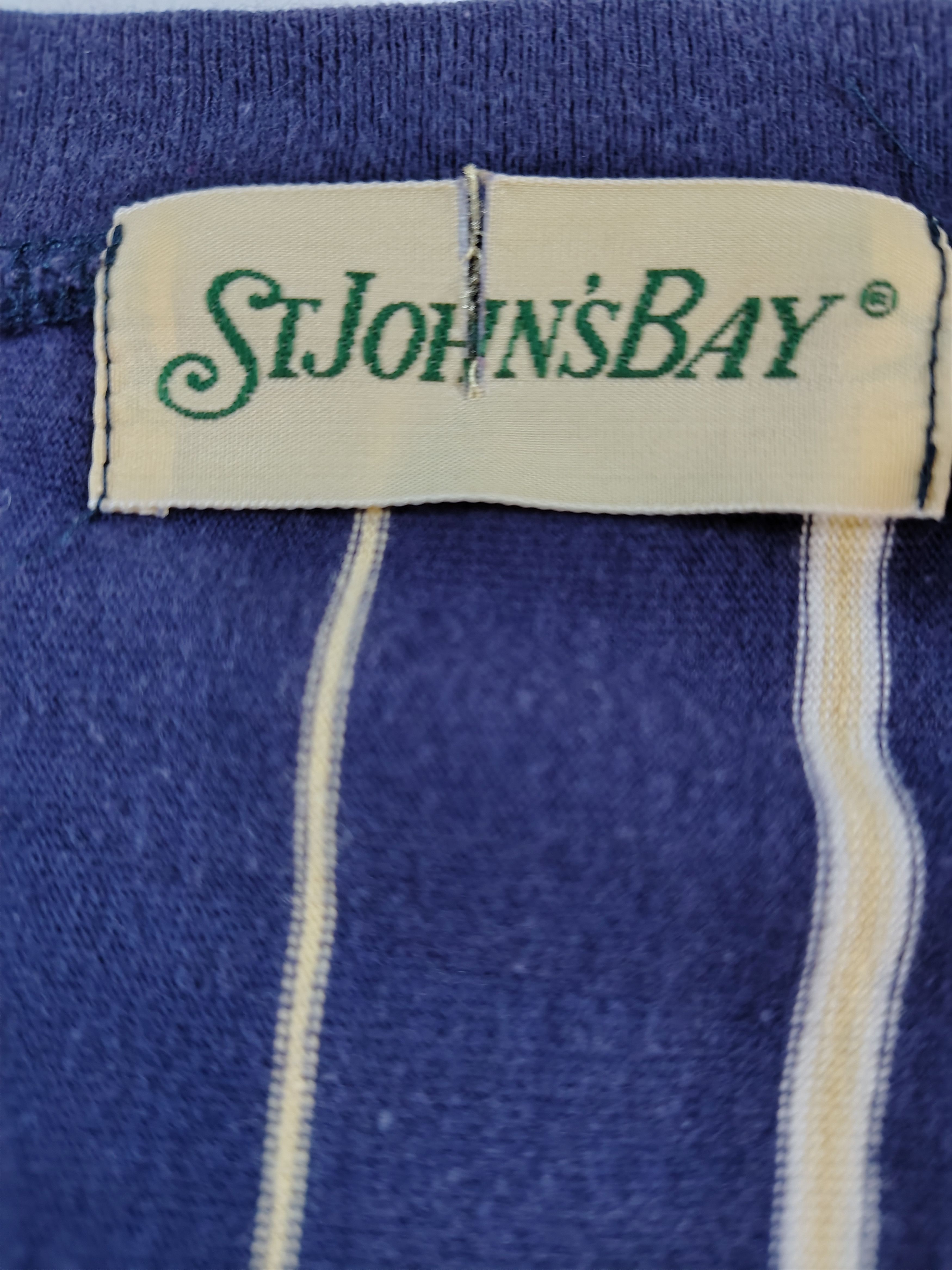 St. Johns Bay Men's Vintage Striped XXL St. John's Bay Polo Shirt Size US XXL / EU 58 / 5 - 3 Thumbnail