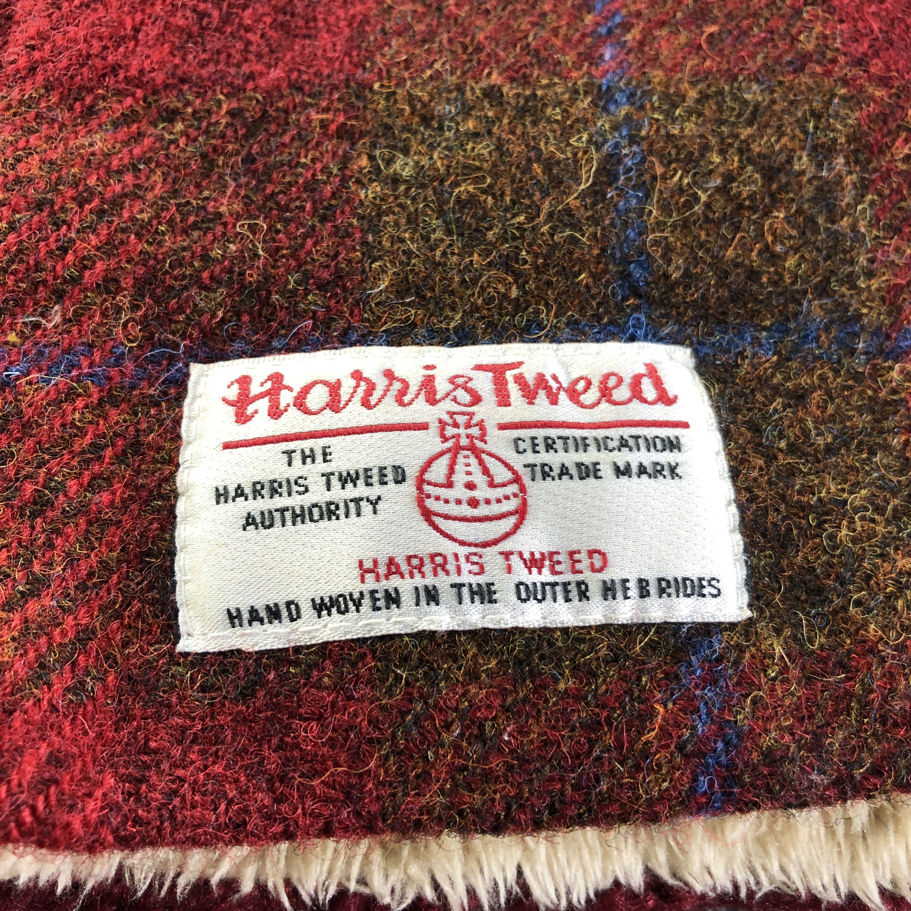 Harris Tweed Harris Tweed Wool Scarf Muffler Neckwear V2623 Size ONE SIZE - 4 Thumbnail