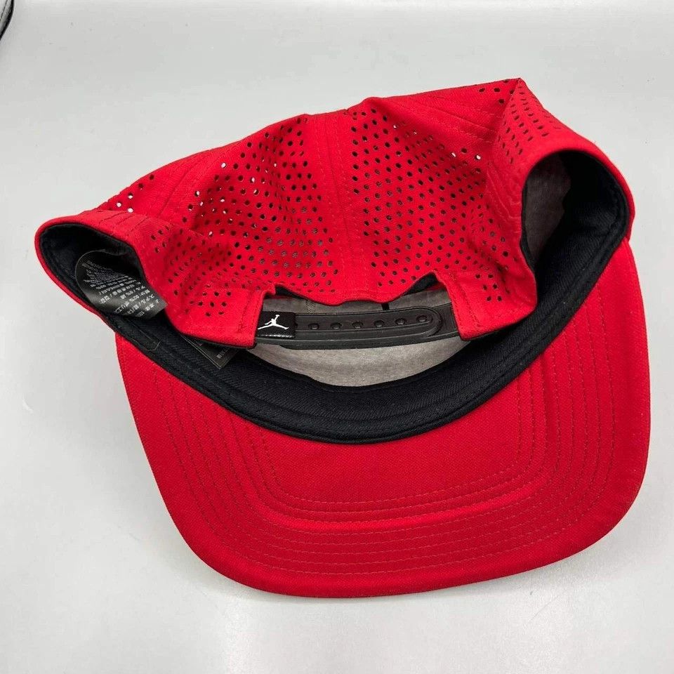 Jordan Brand Air Jordan Hat Men Embroidered Logo Jumpman Snap Back Cap Size ONE SIZE - 3 Thumbnail