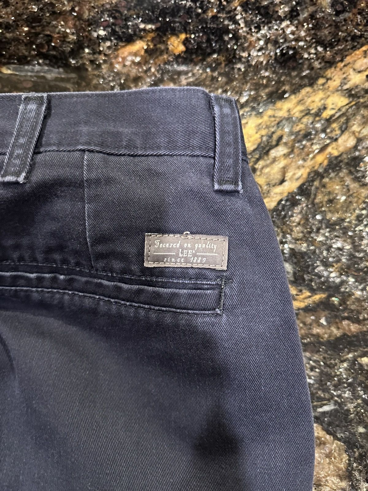 Lee × Vintage Vintage Lee Navy Blue Dress Pants Size US 32 / EU 48 - 10 Thumbnail
