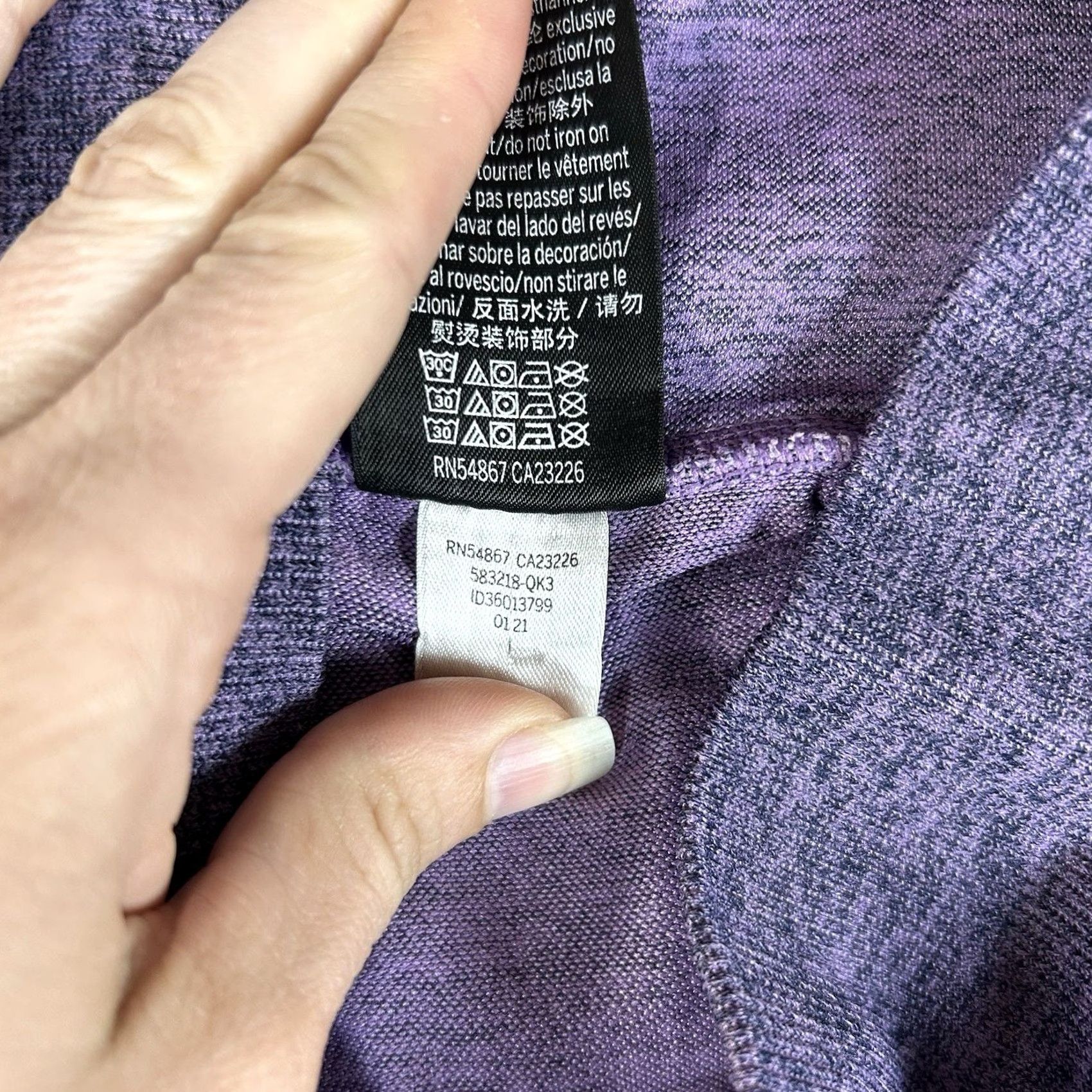 Pinko Pink Active Purple Seamless High Waist Leggings Womens XS Athletic Yoga Pants Size 26" / US 2 / IT 38 - 5 Thumbnail