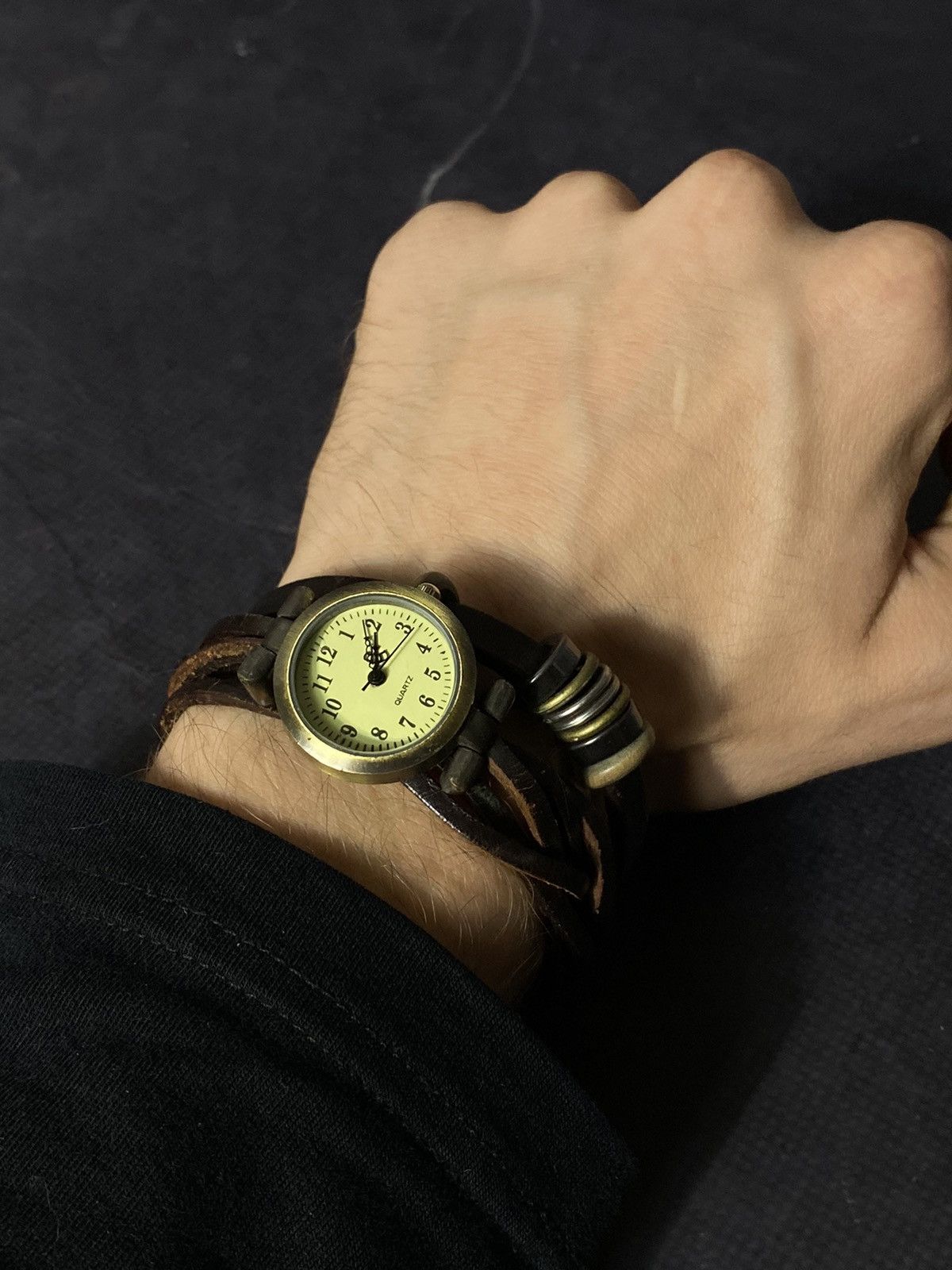 Japanese Brand Bohemian Style Vintage Watch with Leather Strap Size ONE SIZE - 6 Thumbnail