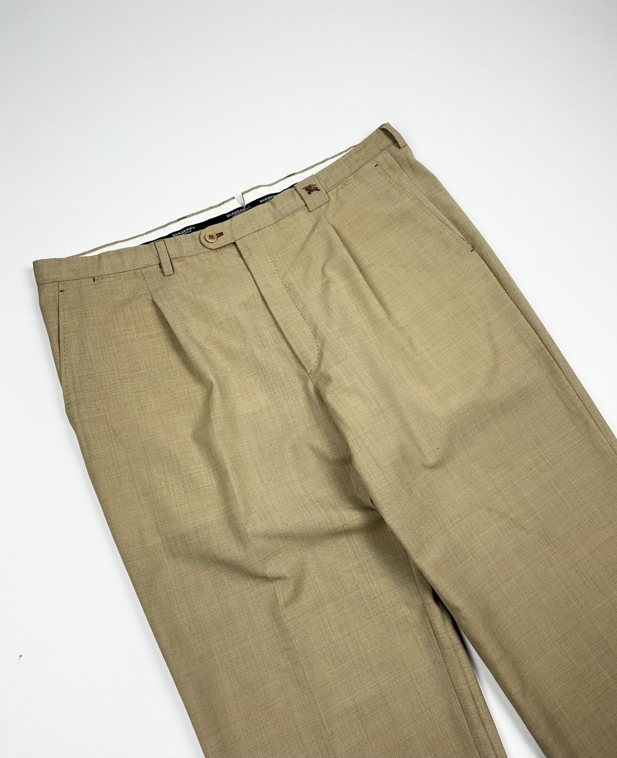 Burberry Burberry Wool Trousers casual pants Size US 36 / EU 52 - 6 Thumbnail