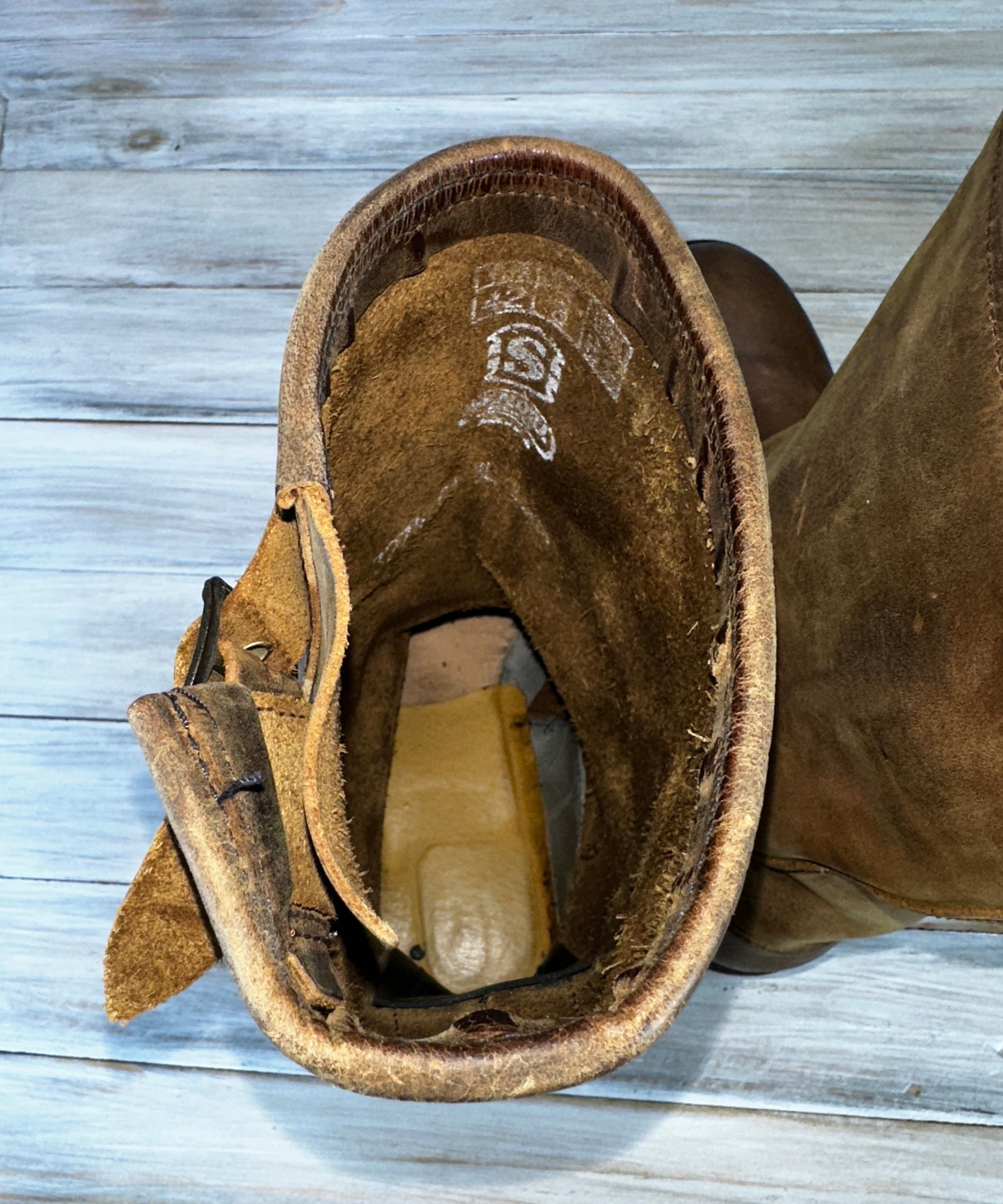 Leather × Sendra Sendra Boat Cowboy Leather Boots Western Biker Motorcycle Size US 8.5 / IT 38.5 - 14 Thumbnail
