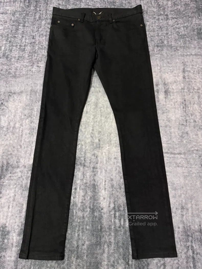 Saint Laurent Paris Saint Laurent Paris Stretch black basic denim jeans Size US 32 / EU 48 - 1 Thumbnail