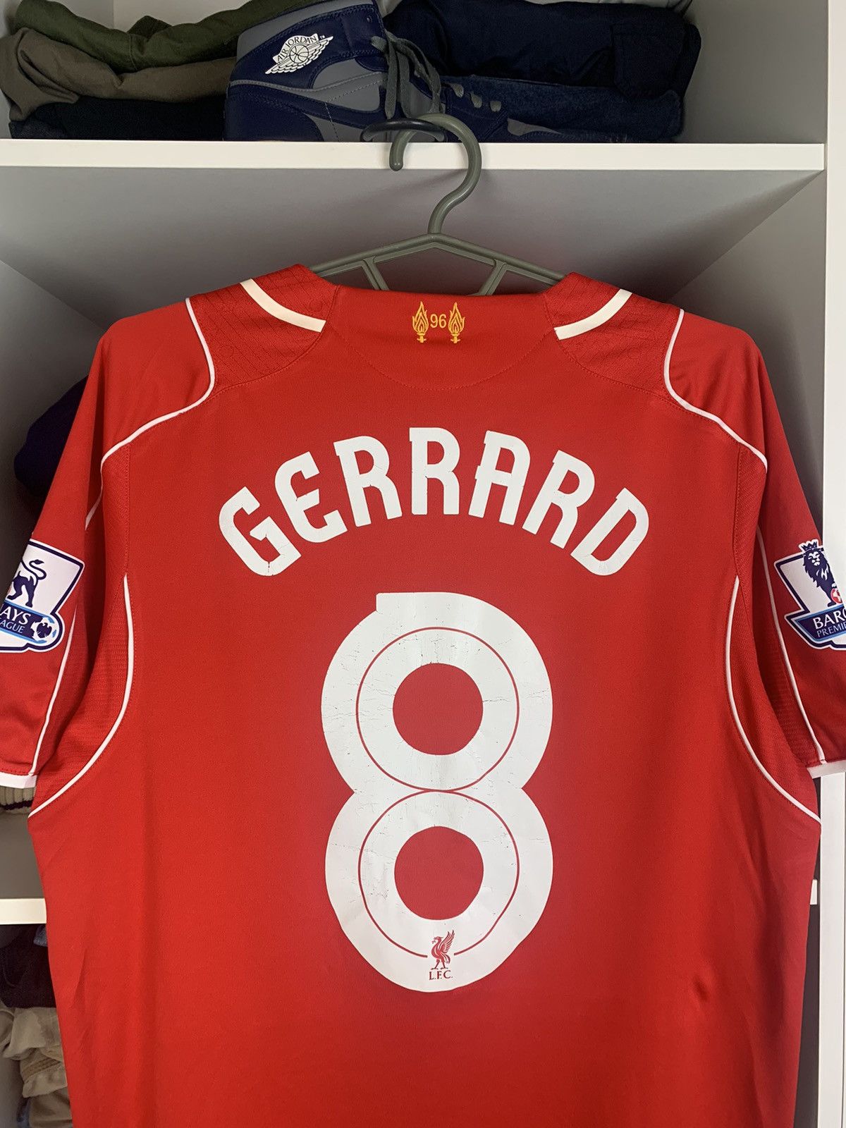 Warrior Warrior Liverpool Gerrard 2014 Football Shirt Soccer Jersey Size US M / EU 48-50 / 2 - 3 Thumbnail