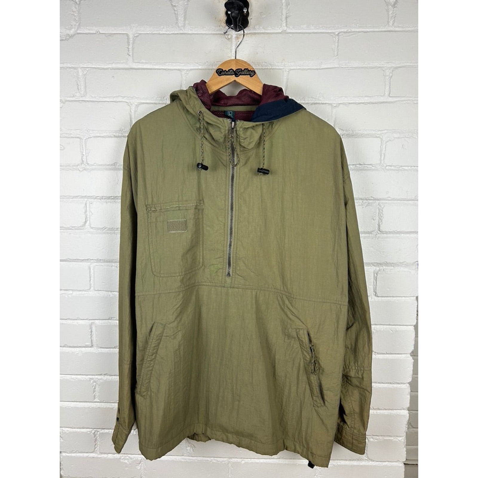 Vintage Vintage 90s Dunbrooke Half Zip Pullover Anorak WindbreakerL Size US L / EU 52-54 / 3 - 1 Thumbnail