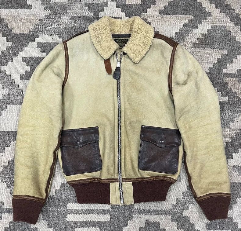 Other RRL Ralph Lauren Old A2 pilot fur integrated Size US XS / EU 42 / 0 - 1 Thumbnail