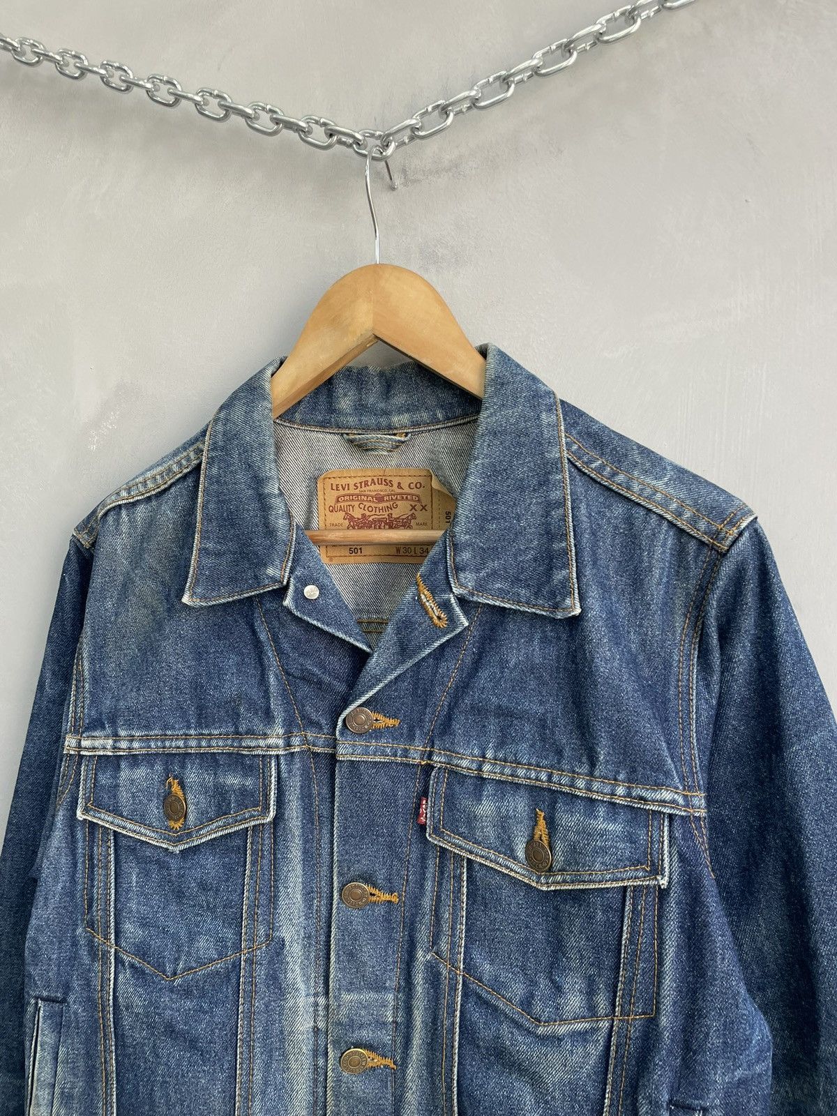 Levi's Retro levis trucker jacket y2k 90s type 1 Size US M / EU 48-50 / 2 - 2 Thumbnail
