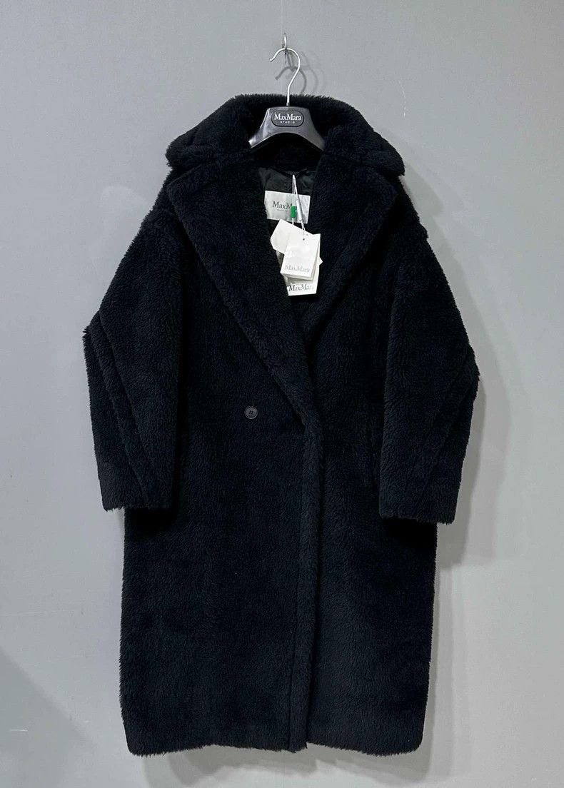 Max Mara Max Mara New Black Teddy Coat Size XS / US 0-2 / IT 36-38 - 1 Thumbnail