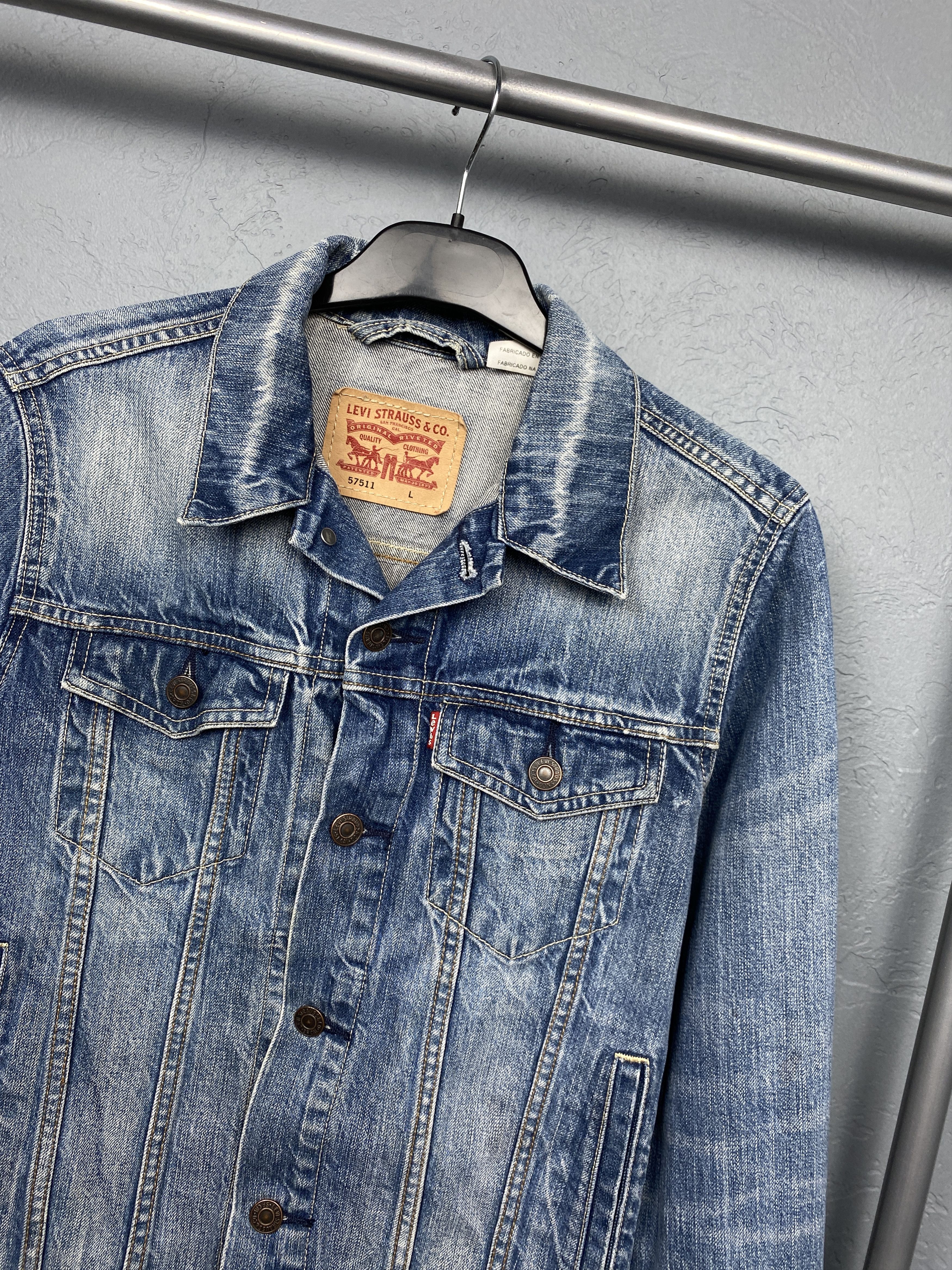 Harley Davidson Levi's x Harley Davidson Womens Custom Denim Jacket Size L / US 10 / IT 46 - 5 Thumbnail