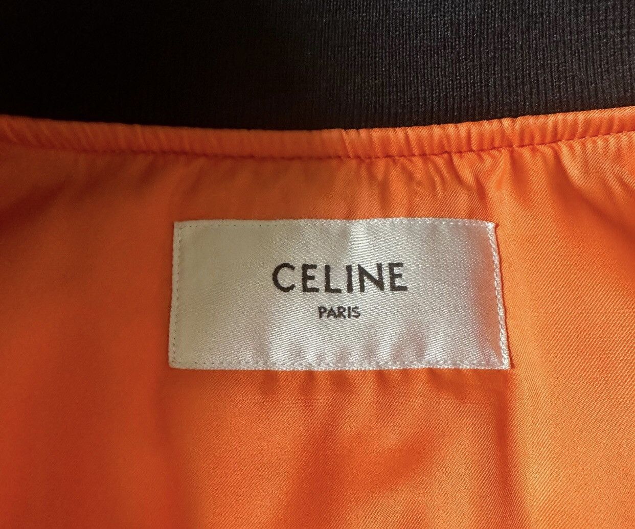 Celine Celine black back logo letter flight jacket2412-Nextarrow Size US S / EU 44-46 / 1 - 4 Thumbnail