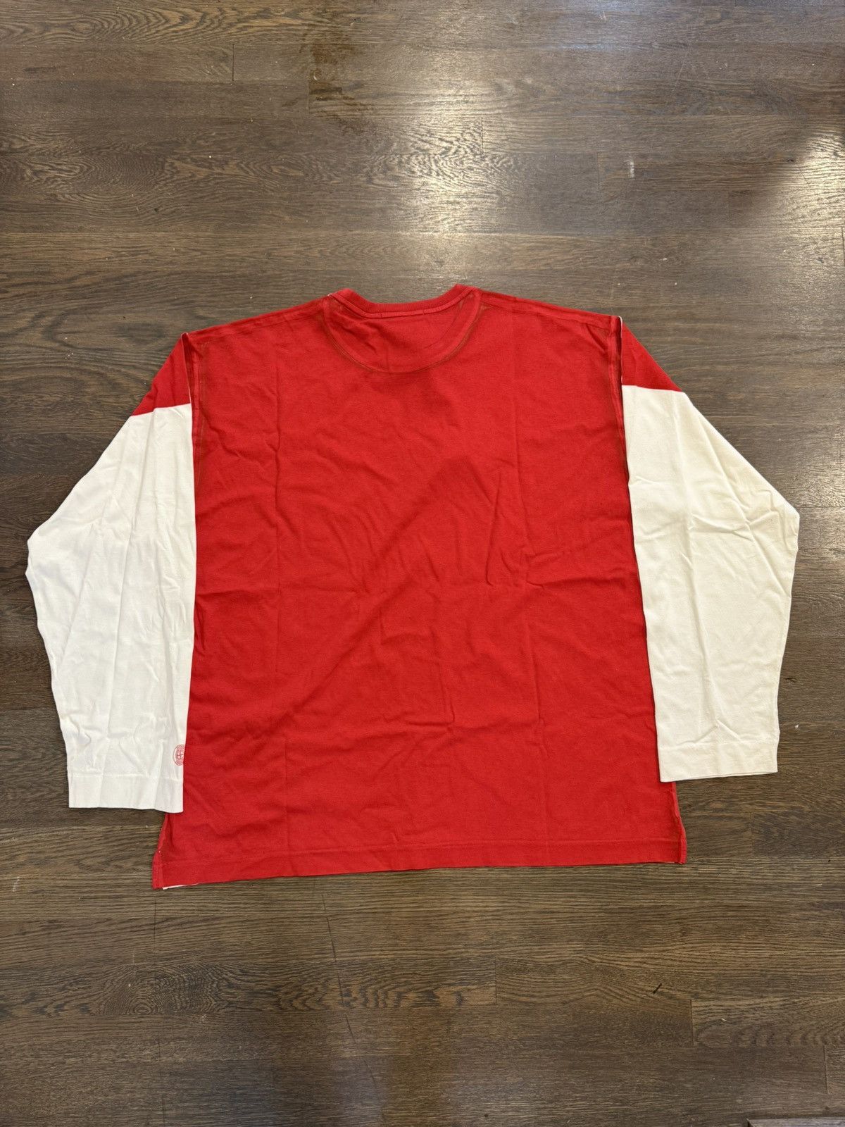 Stone Island × Supreme Supreme X Stone Island Contrast Long Sleeve T Shirt Size US XXL / EU 58 / 5 - 7 Thumbnail